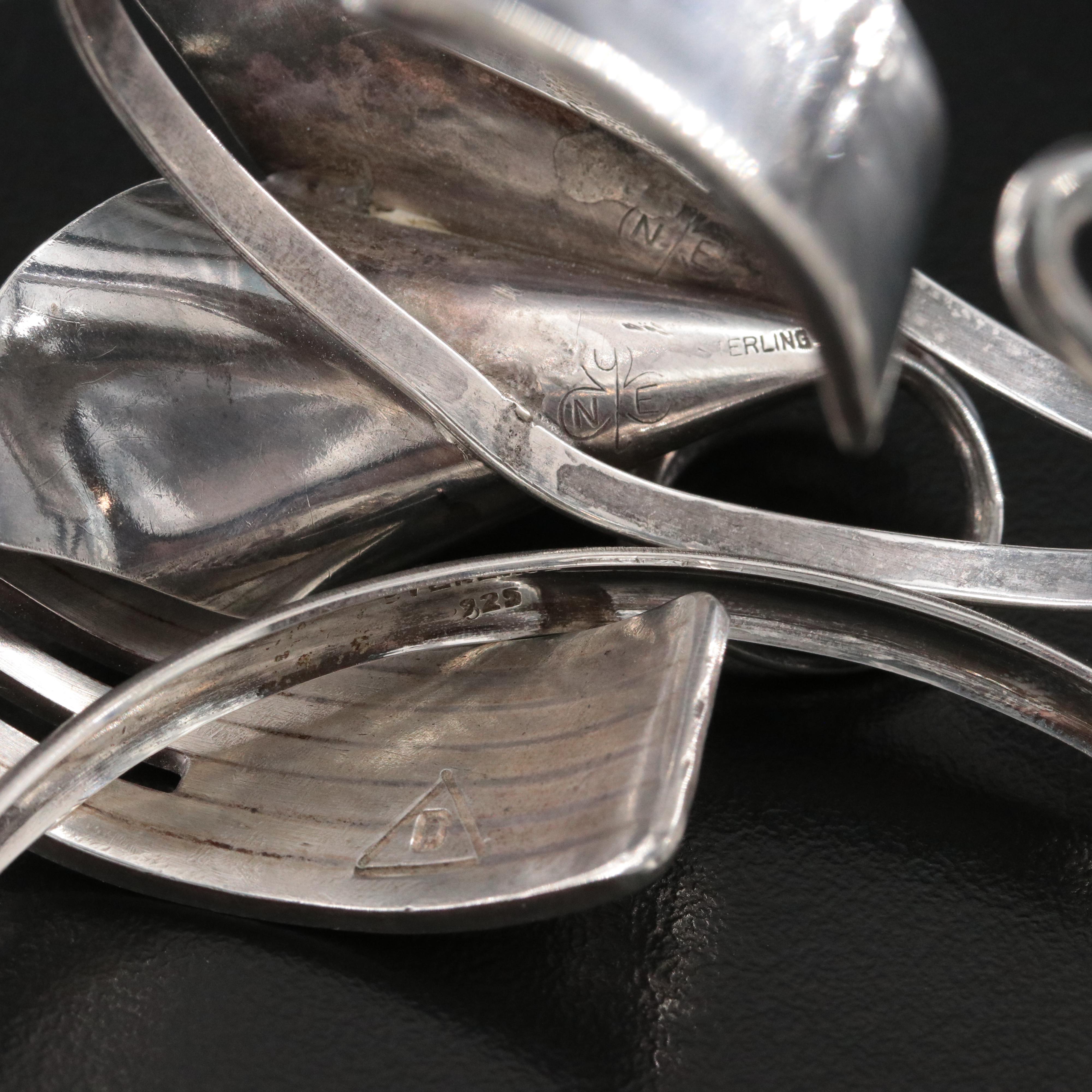 Stuart Nye and Agate Featured in Sterling Bracelets