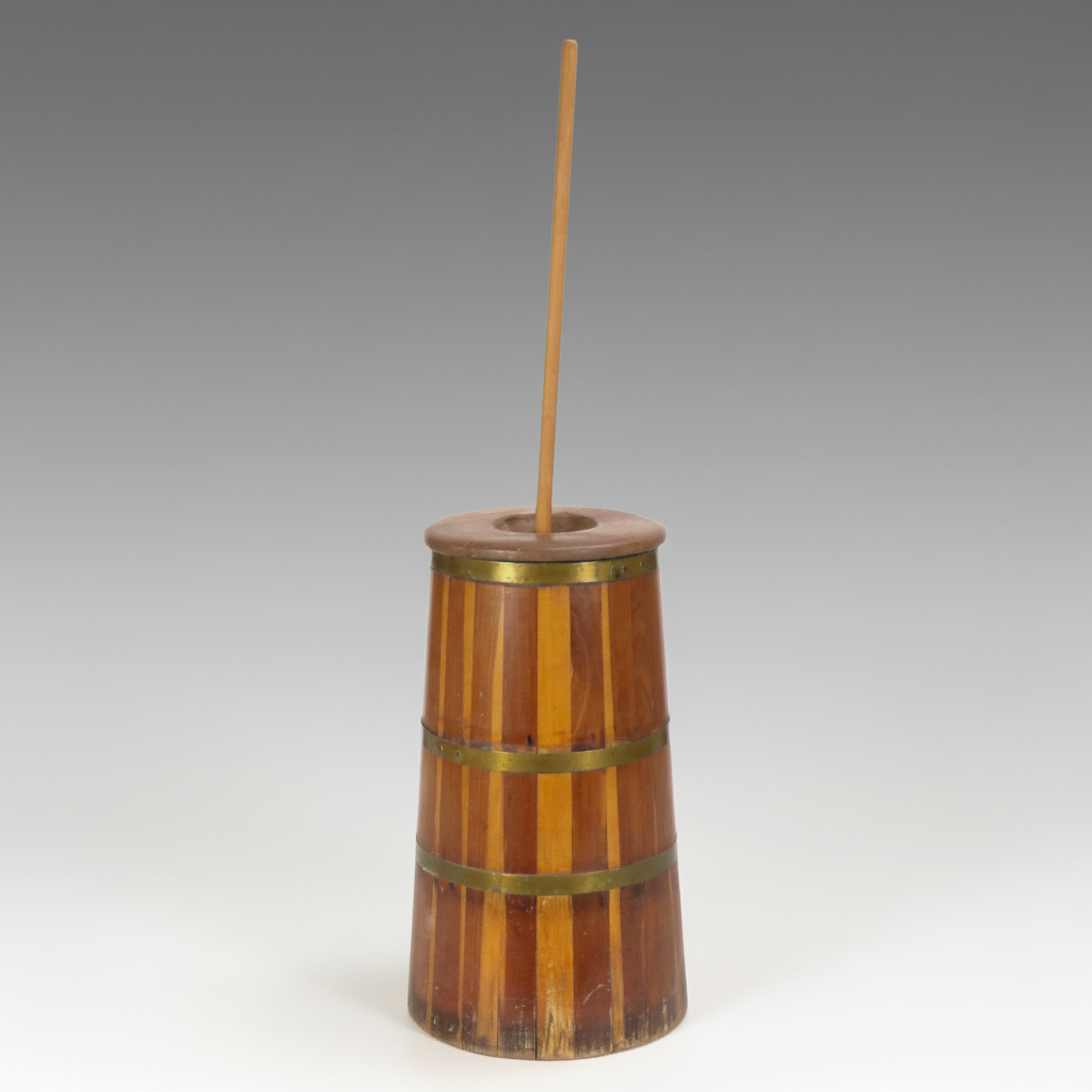 American Primitive Style Butter Churn, Mid to Late 20th Century