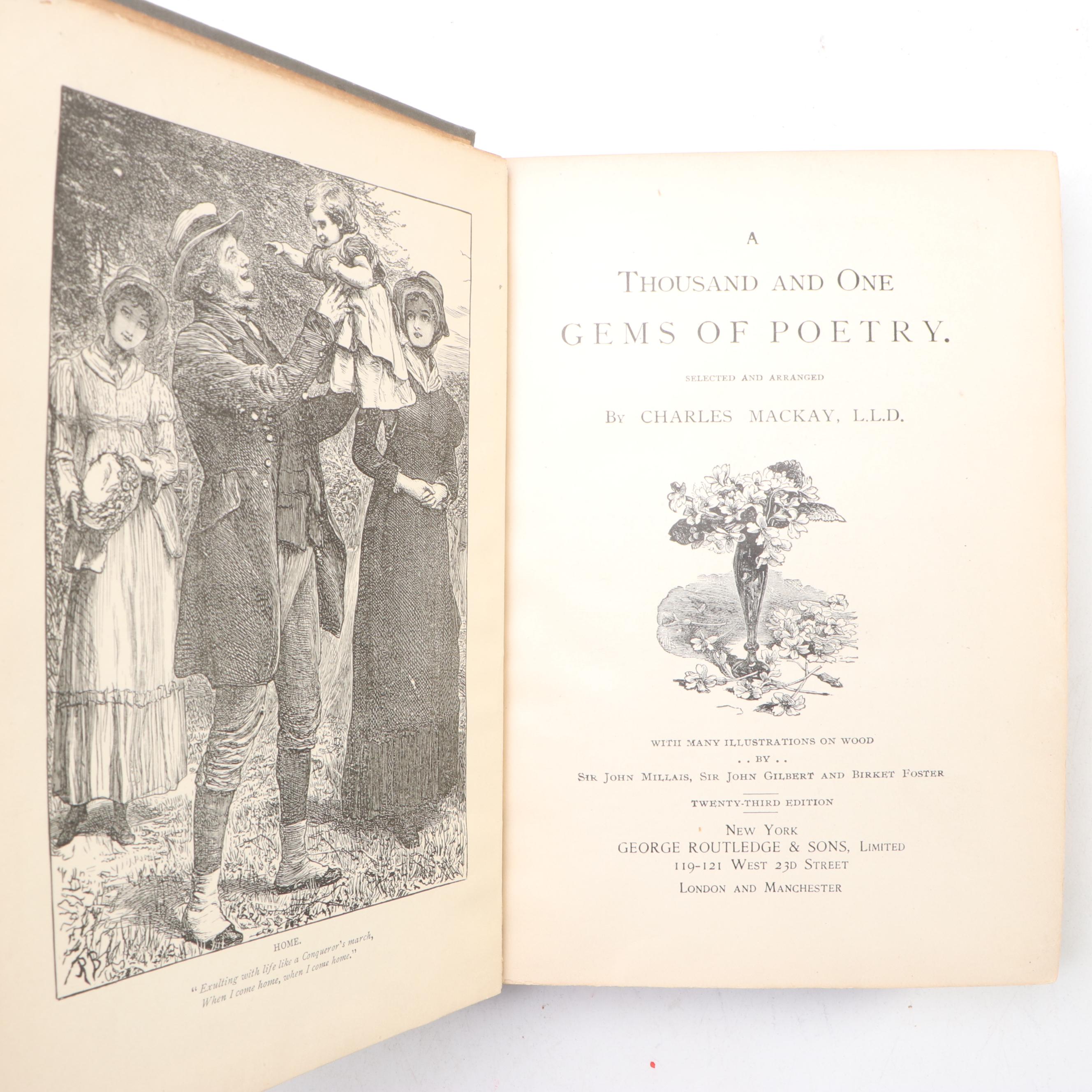 "A Thousand and One Gems of Poetry" and More Poetry and Fiction