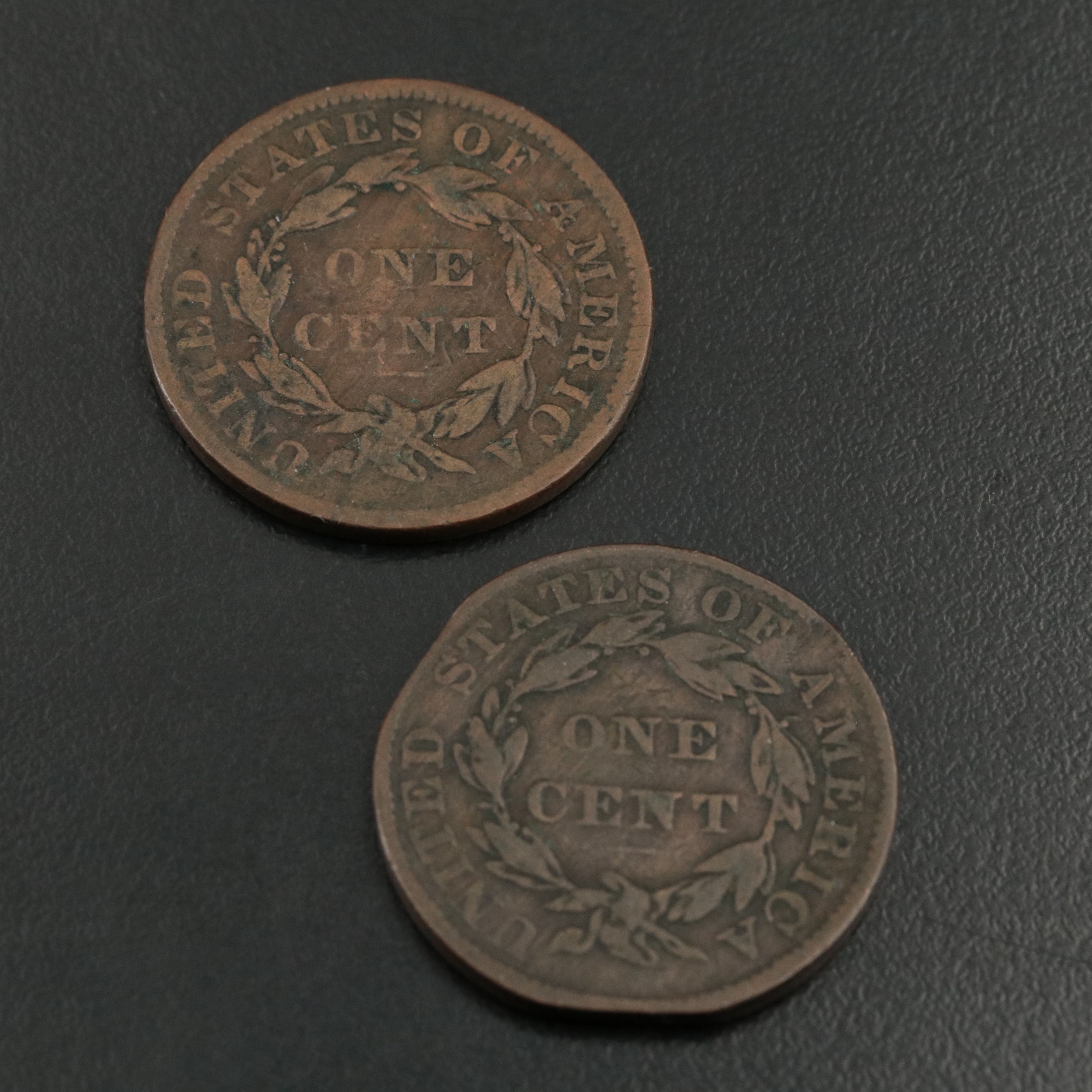 Five U.S. Large Cents