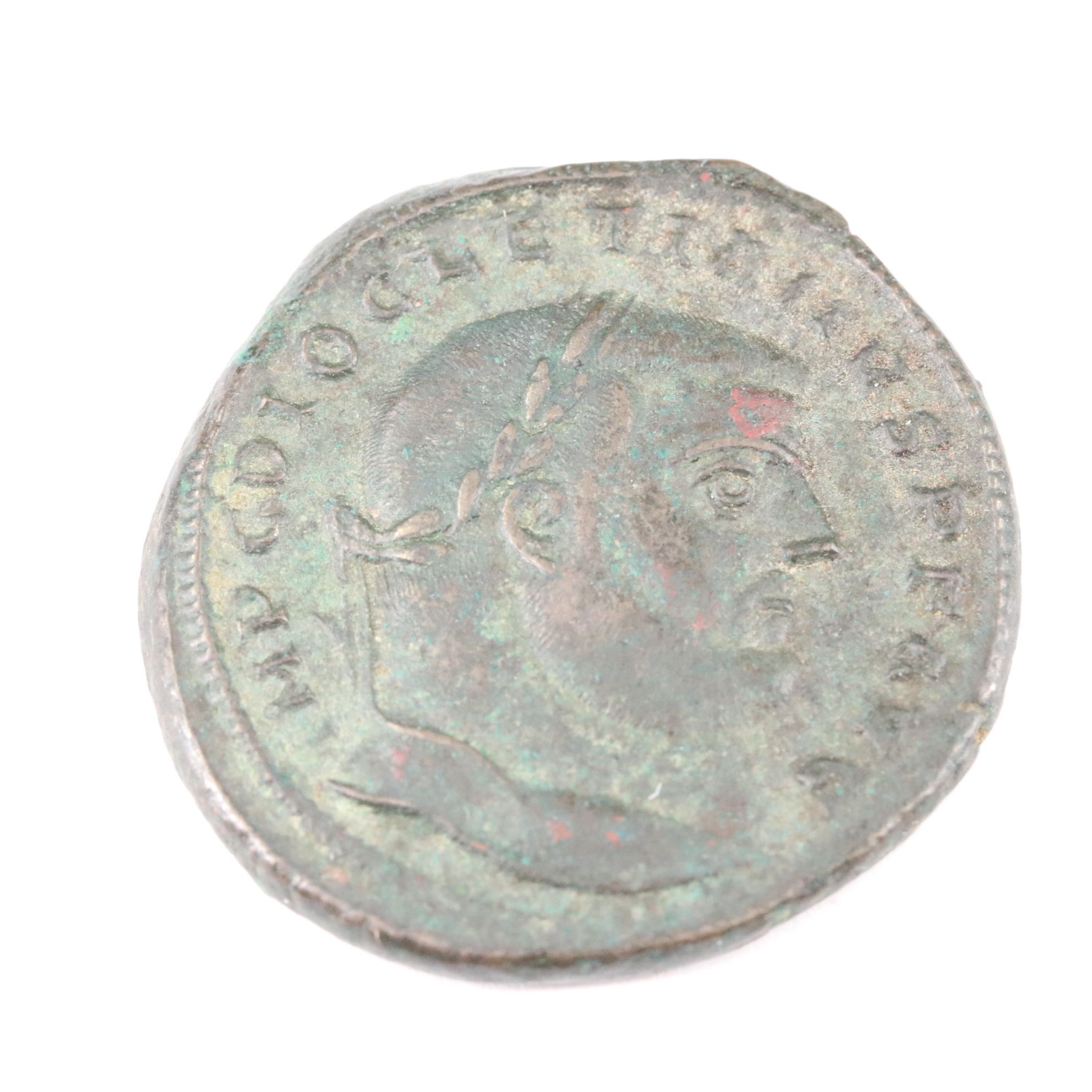 Ancient Roman Imperial Æ Follis Coin of Diocletian, ca. 294 A.D.