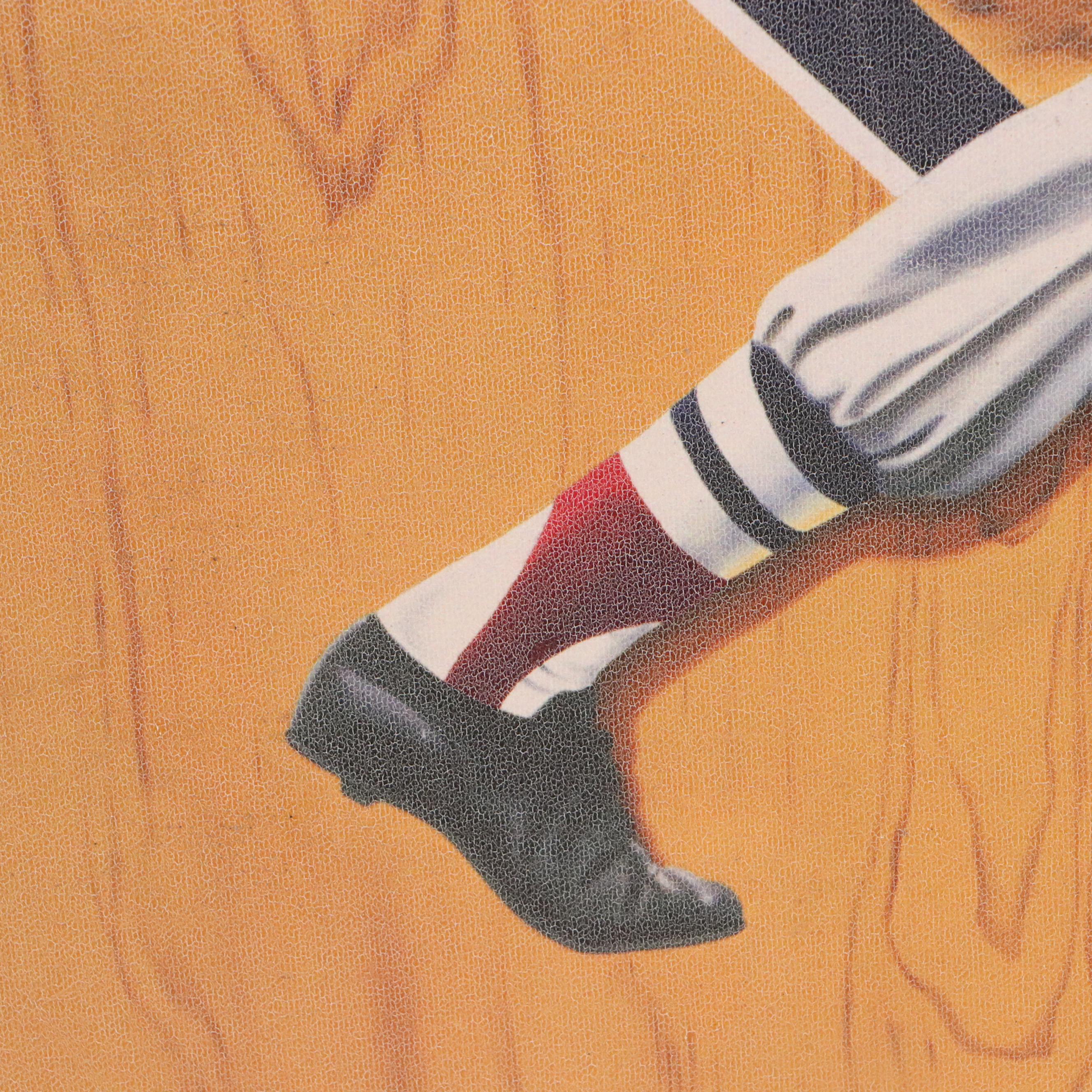 Tew Williams Signed "42 47 T.C." Limited Edition Triple Crown Canvas Print, JSA