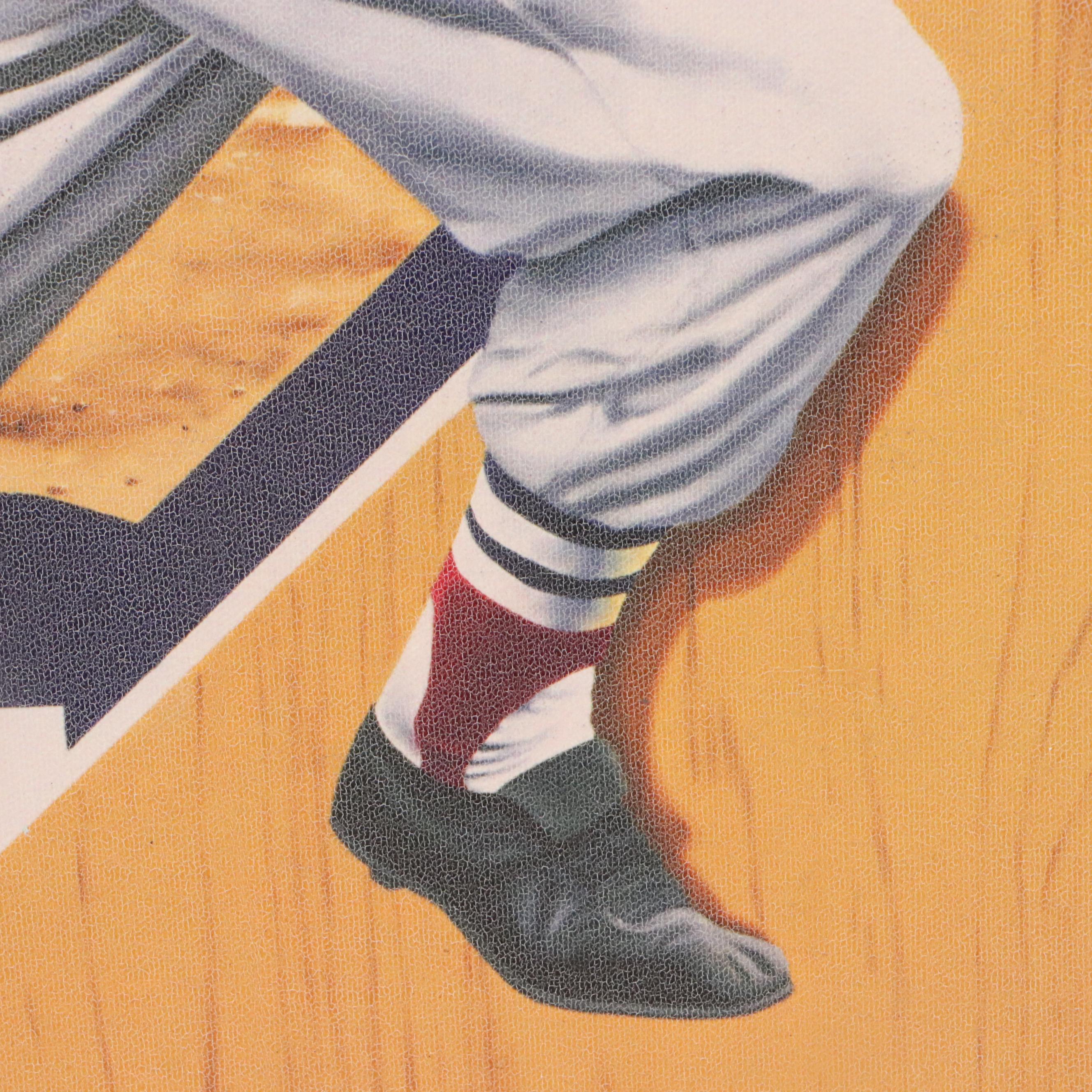 Tew Williams Signed "42 47 T.C." Limited Edition Triple Crown Canvas Print, JSA