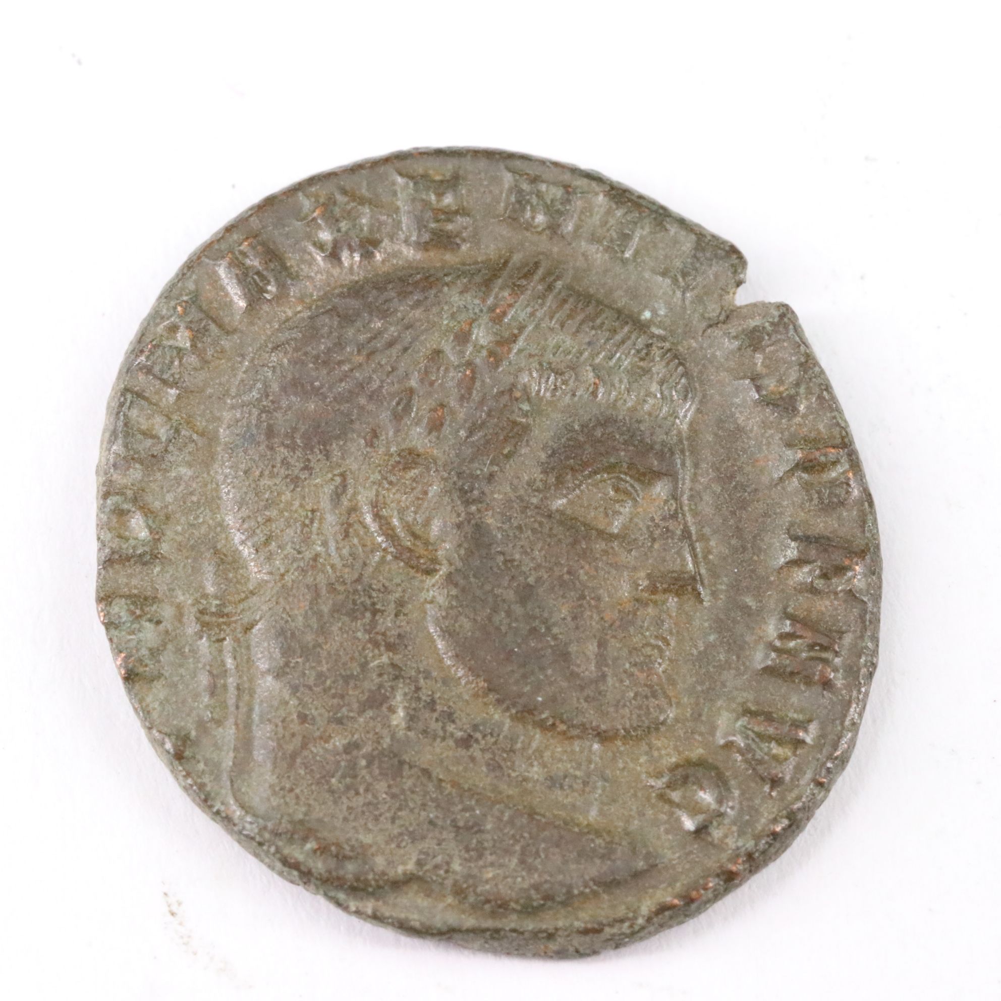 Ancient Roman Imperial Æ Follis Coin of Maxentius, ca. 309 A.D.