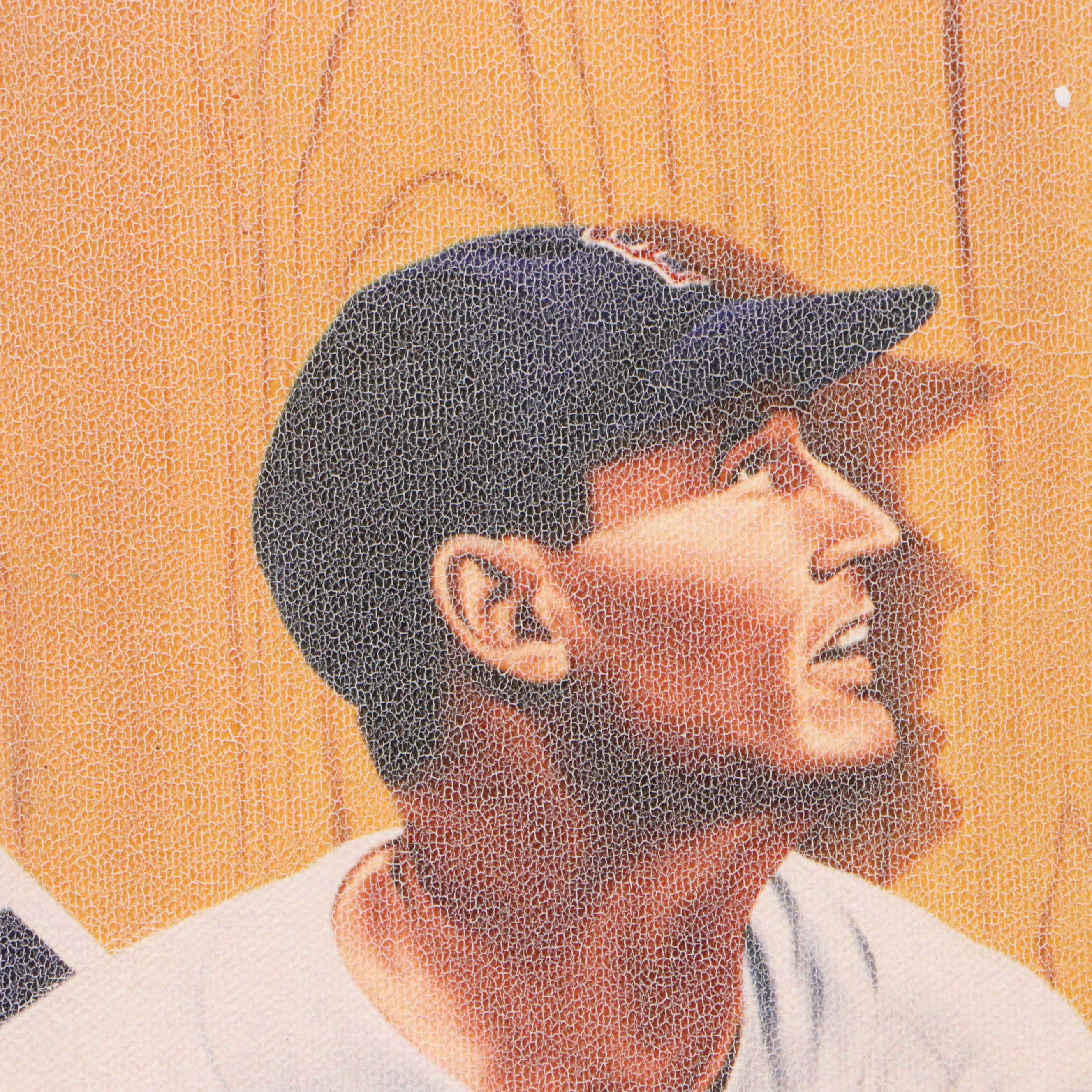 Tew Williams Signed "42 47 T.C." Limited Edition Triple Crown Canvas Print, JSA