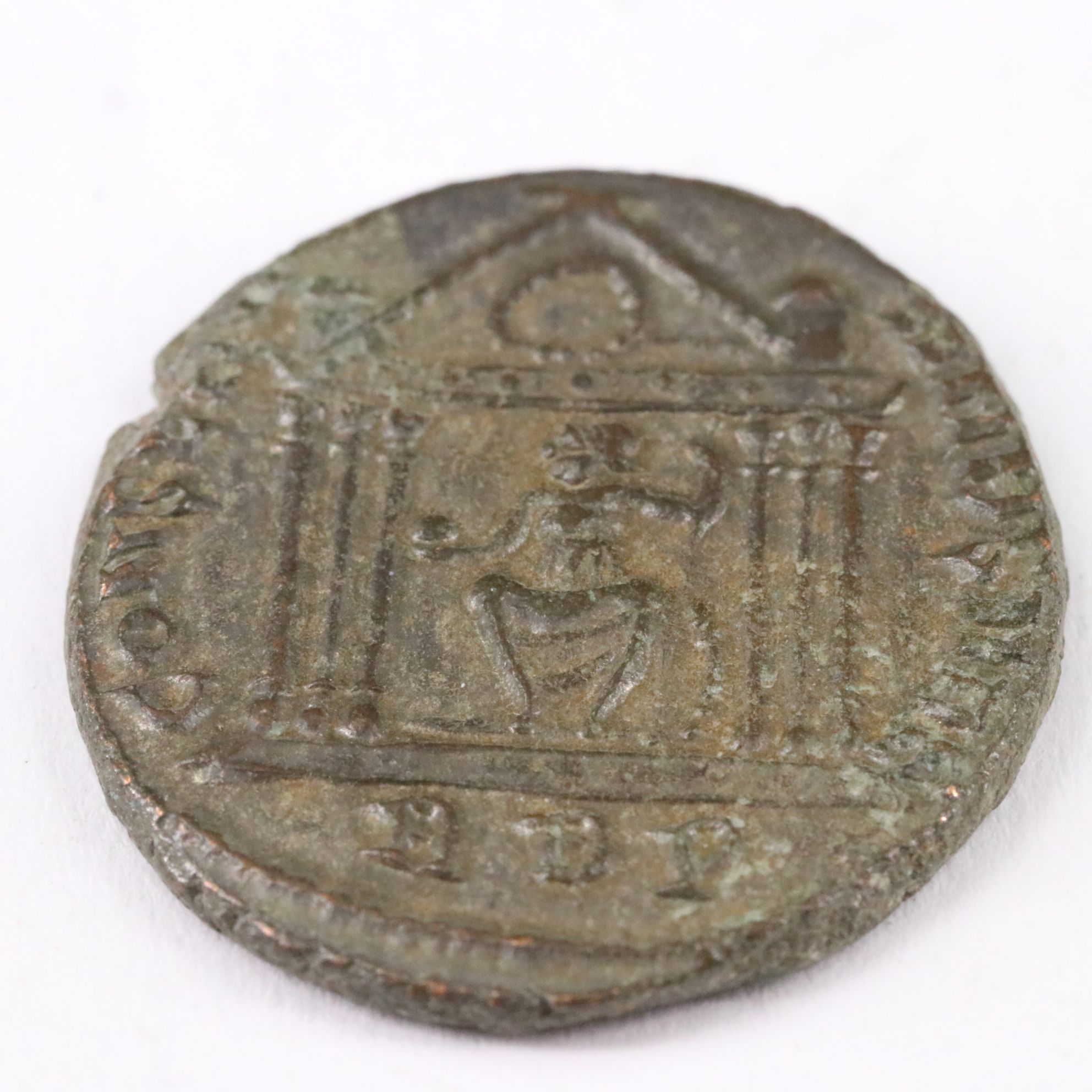 Ancient Roman Imperial Æ Follis Coin of Maxentius, ca. 309 A.D.