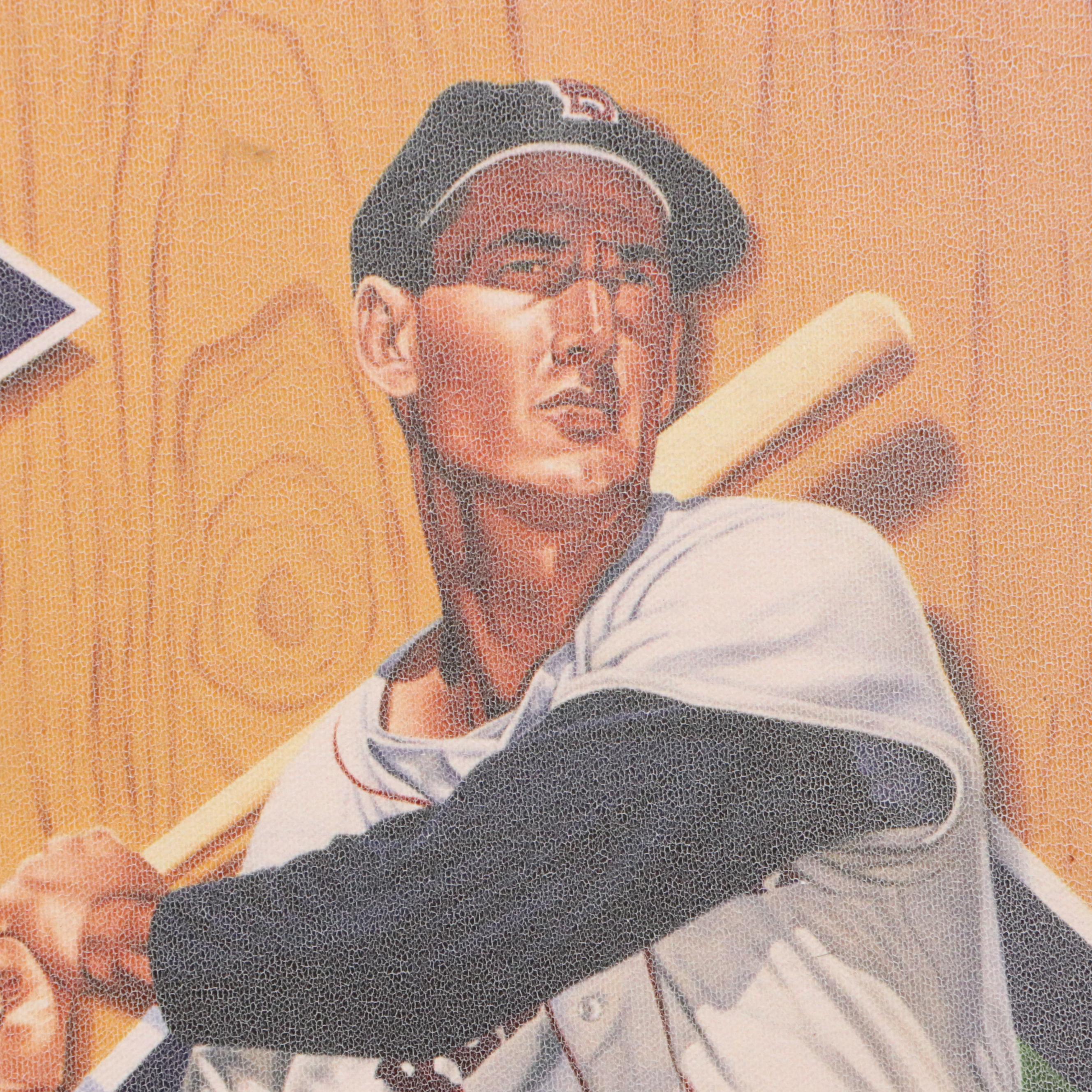 Tew Williams Signed "42 47 T.C." Limited Edition Triple Crown Canvas Print, JSA