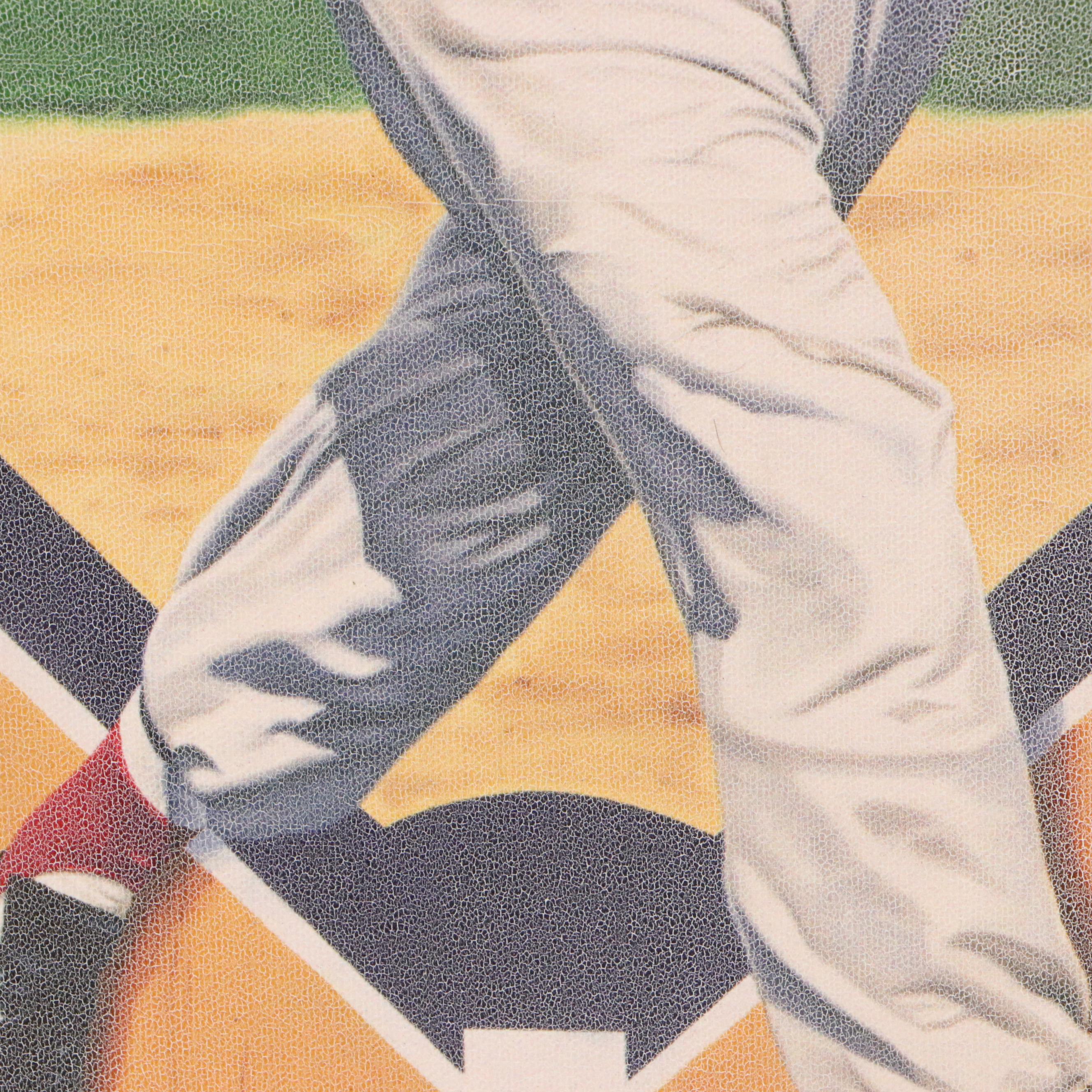 Tew Williams Signed "42 47 T.C." Limited Edition Triple Crown Canvas Print, JSA