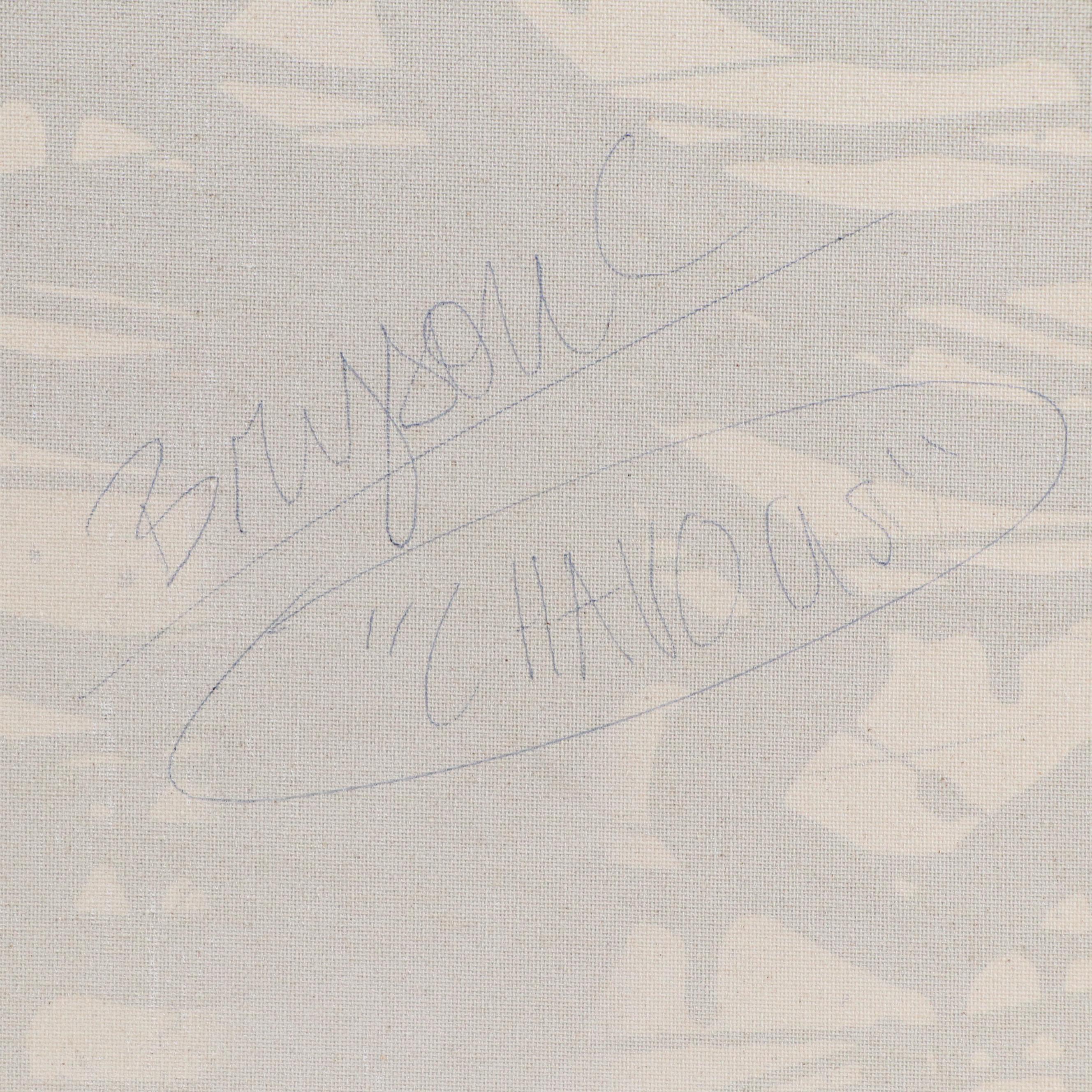 Bryson C. Abstract Face Acrylic Painting, Circa 2025