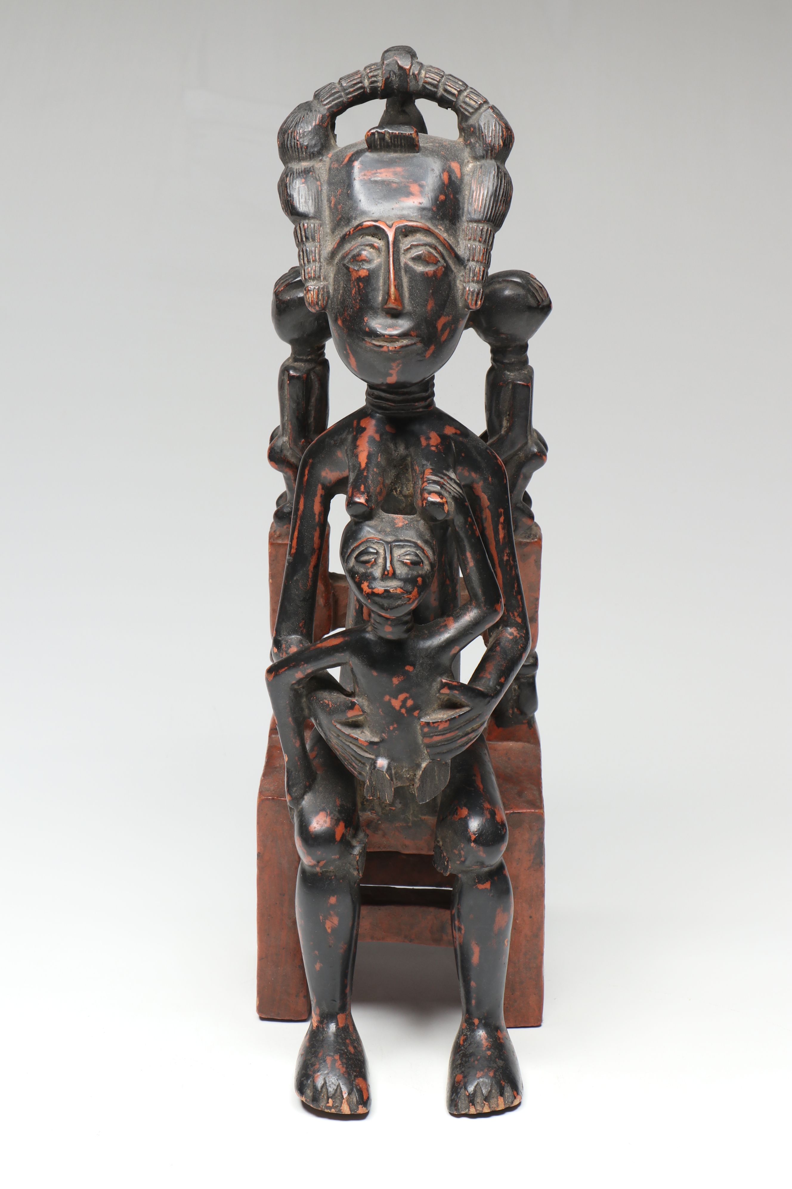 Baule "Assie Oussou" Nursing Mothers & Infants Earthenware Fetish Figures