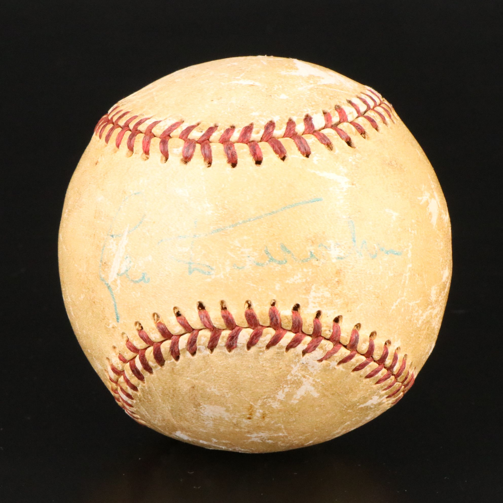 Willie Mays and Leo Durocher Signed Baseball, JSA