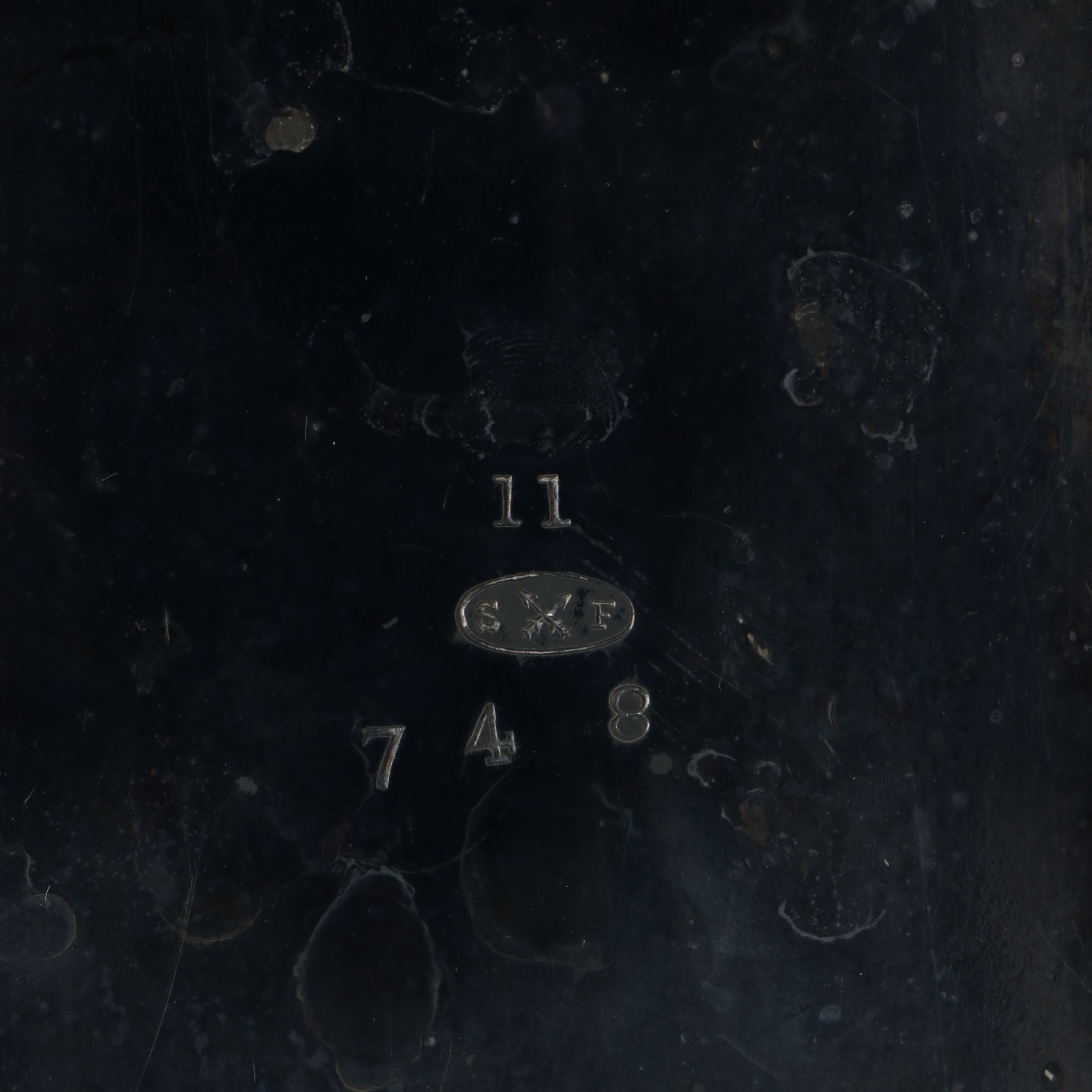 Shaw & Fisher Sheffield Silver Plate Condiment Caddy with Glass Jars