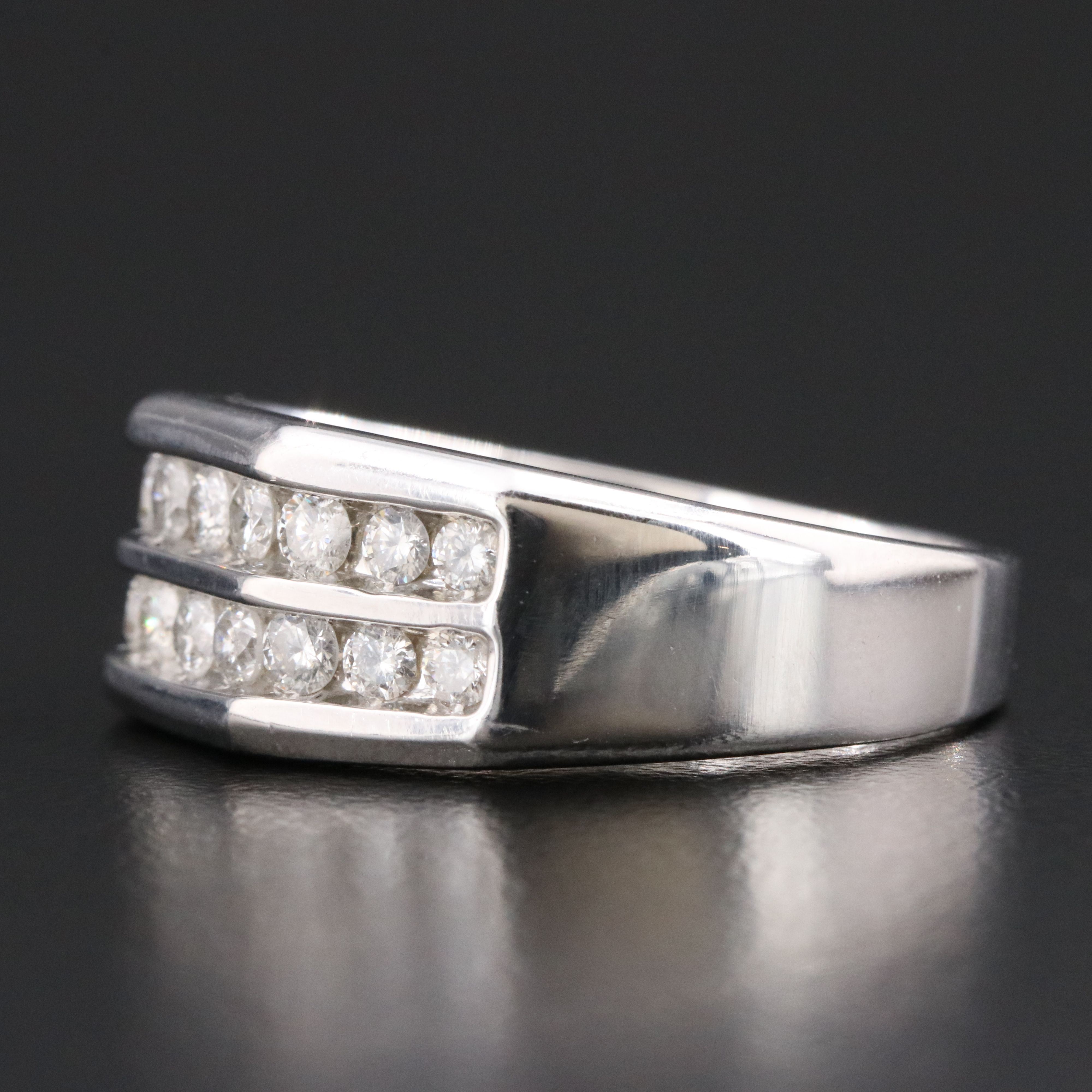 10K 0.93 CTW Diamond Channel Band