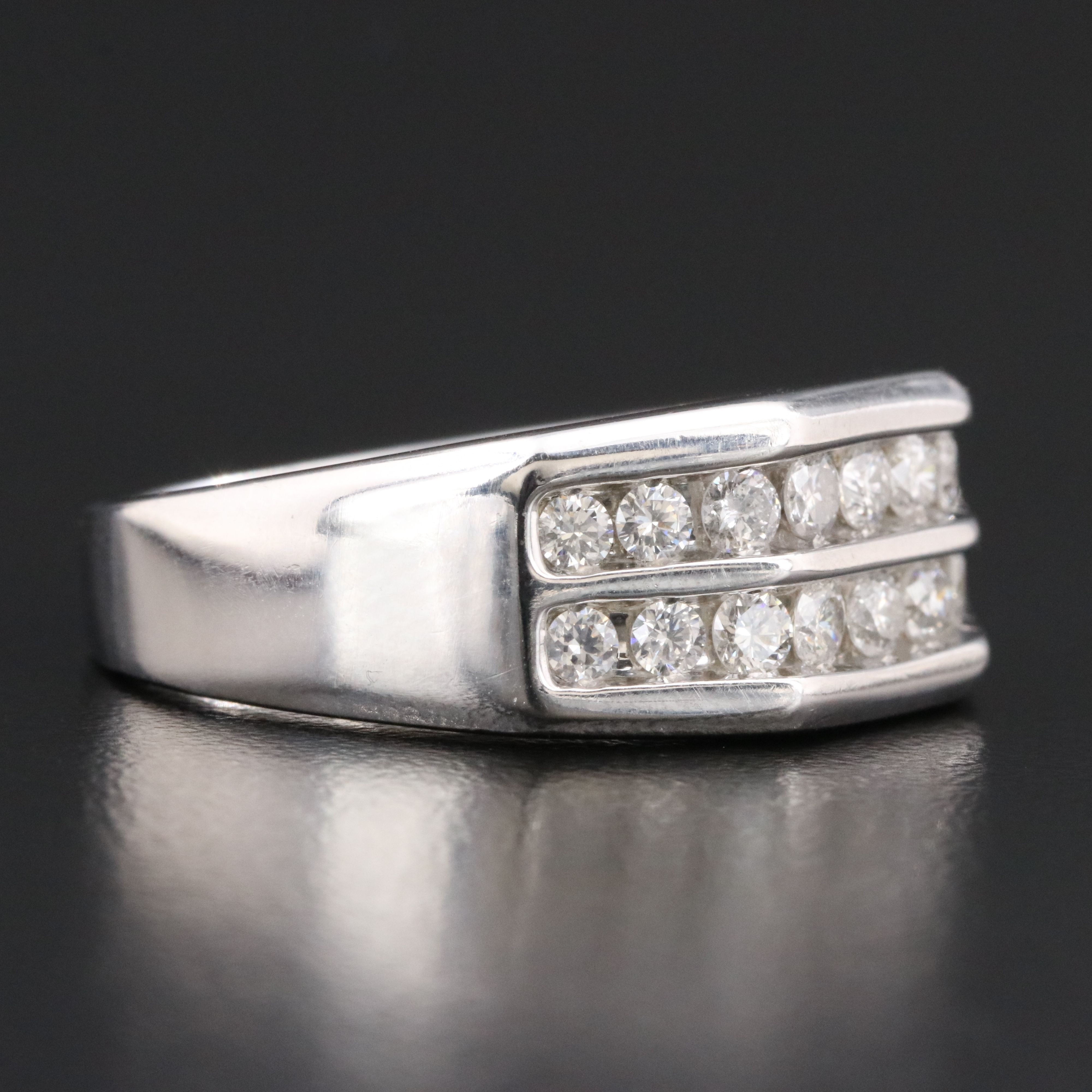 10K 0.93 CTW Diamond Channel Band