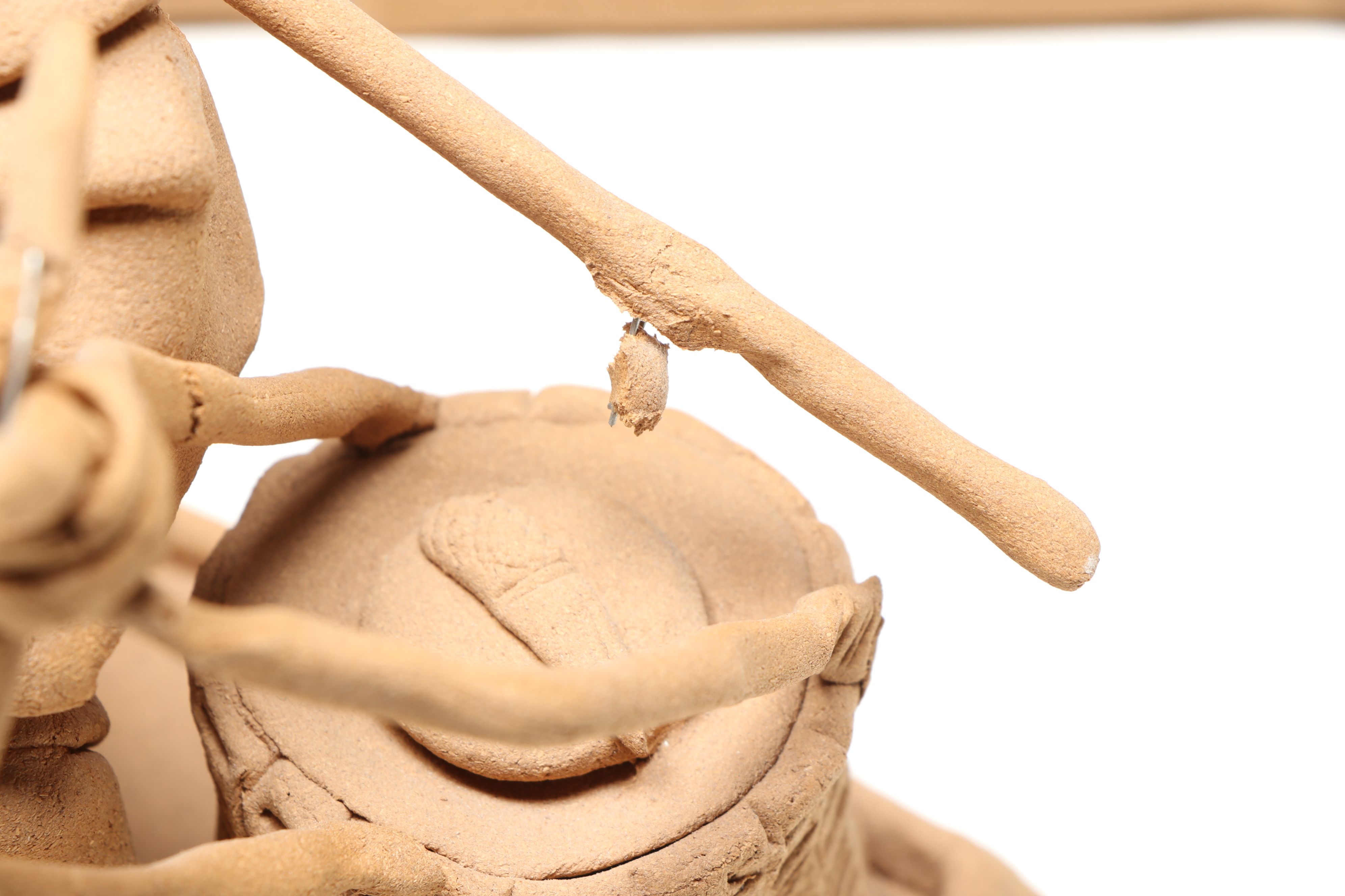 Singaporean Traditional Composite Figures Featuring Musicians and Warrior