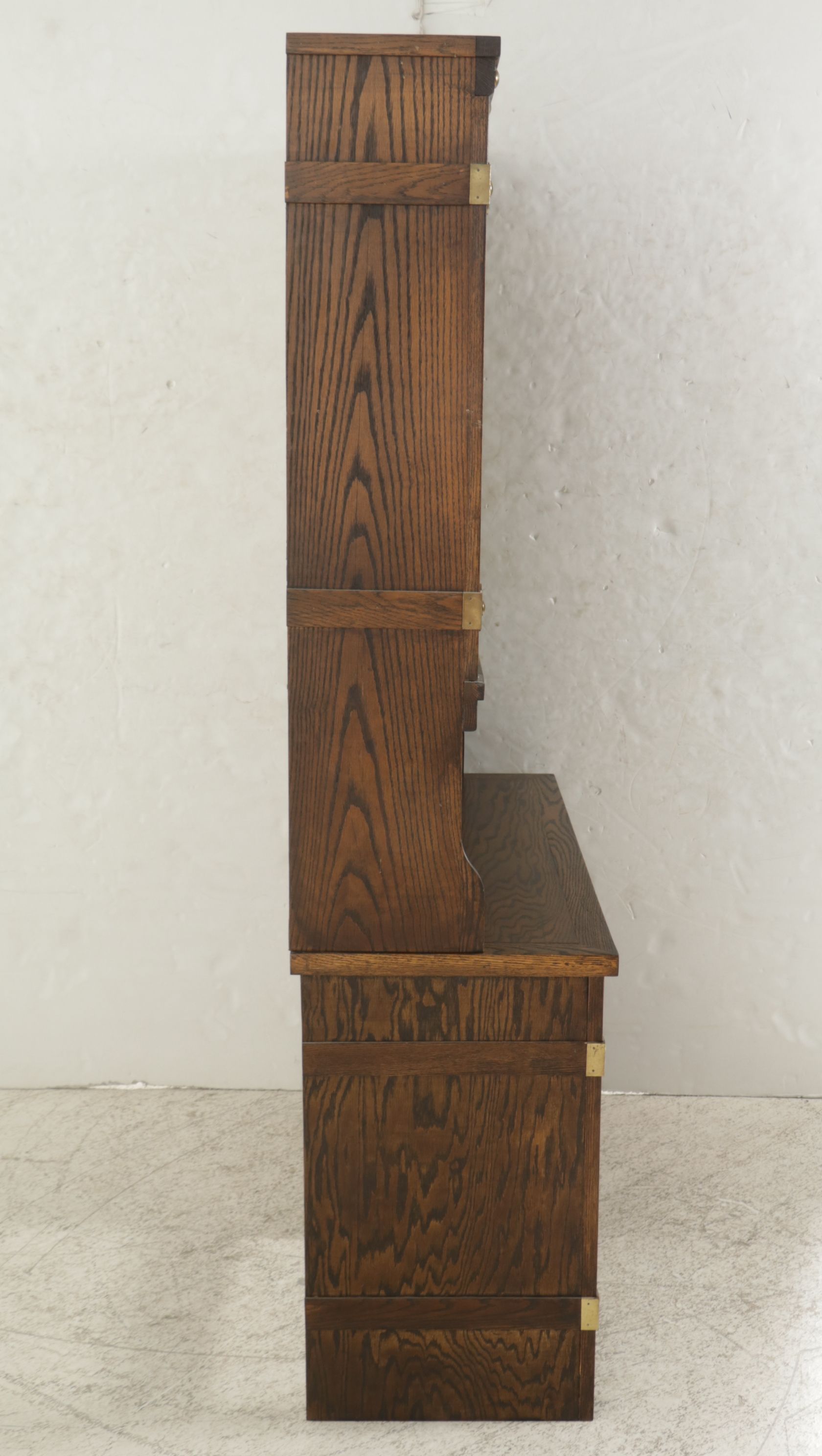 Glick's Furniture Desk and Bookcase Hutch, Late 20th Century