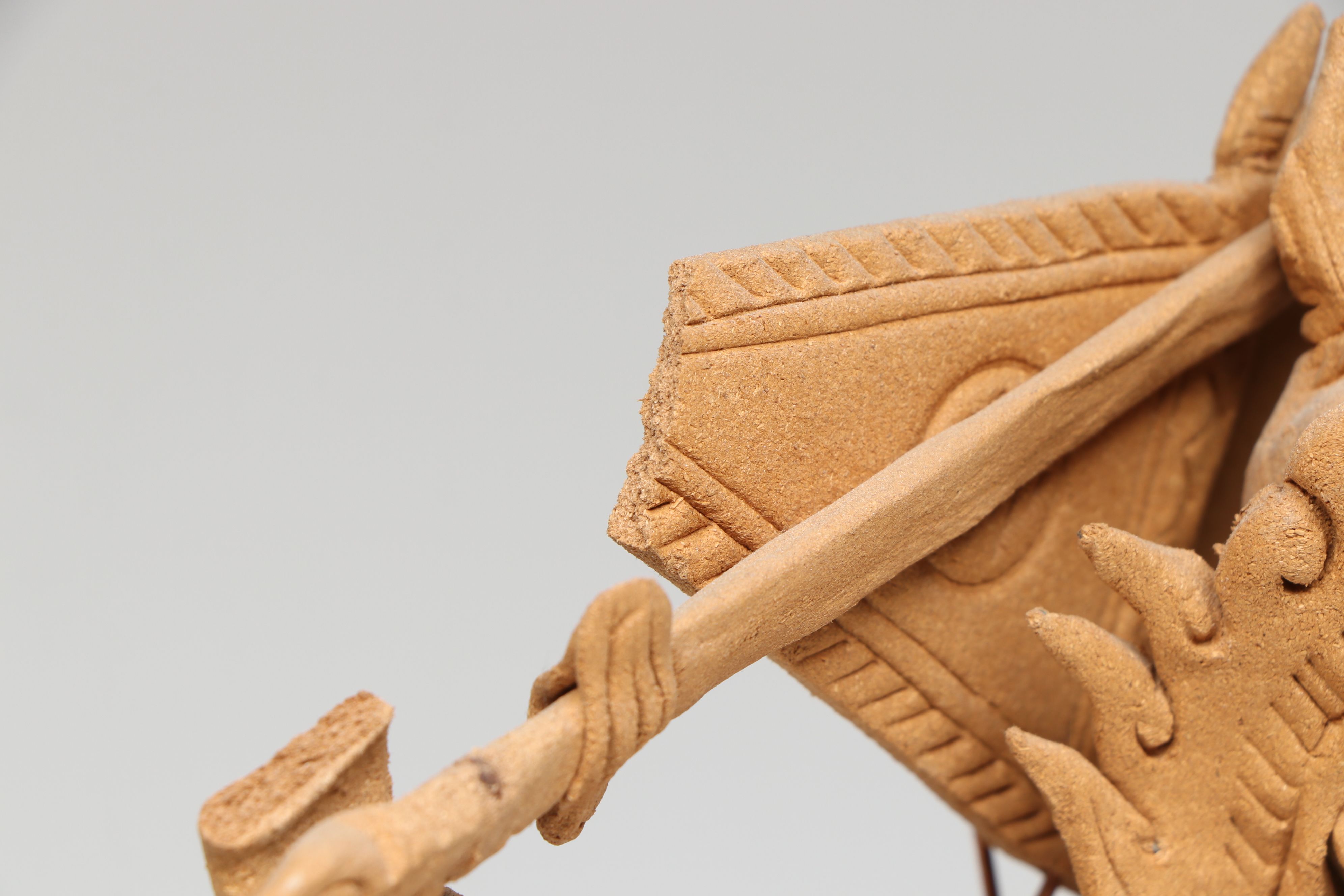 Singaporean Traditional Composite Figures Featuring Musicians and Warrior