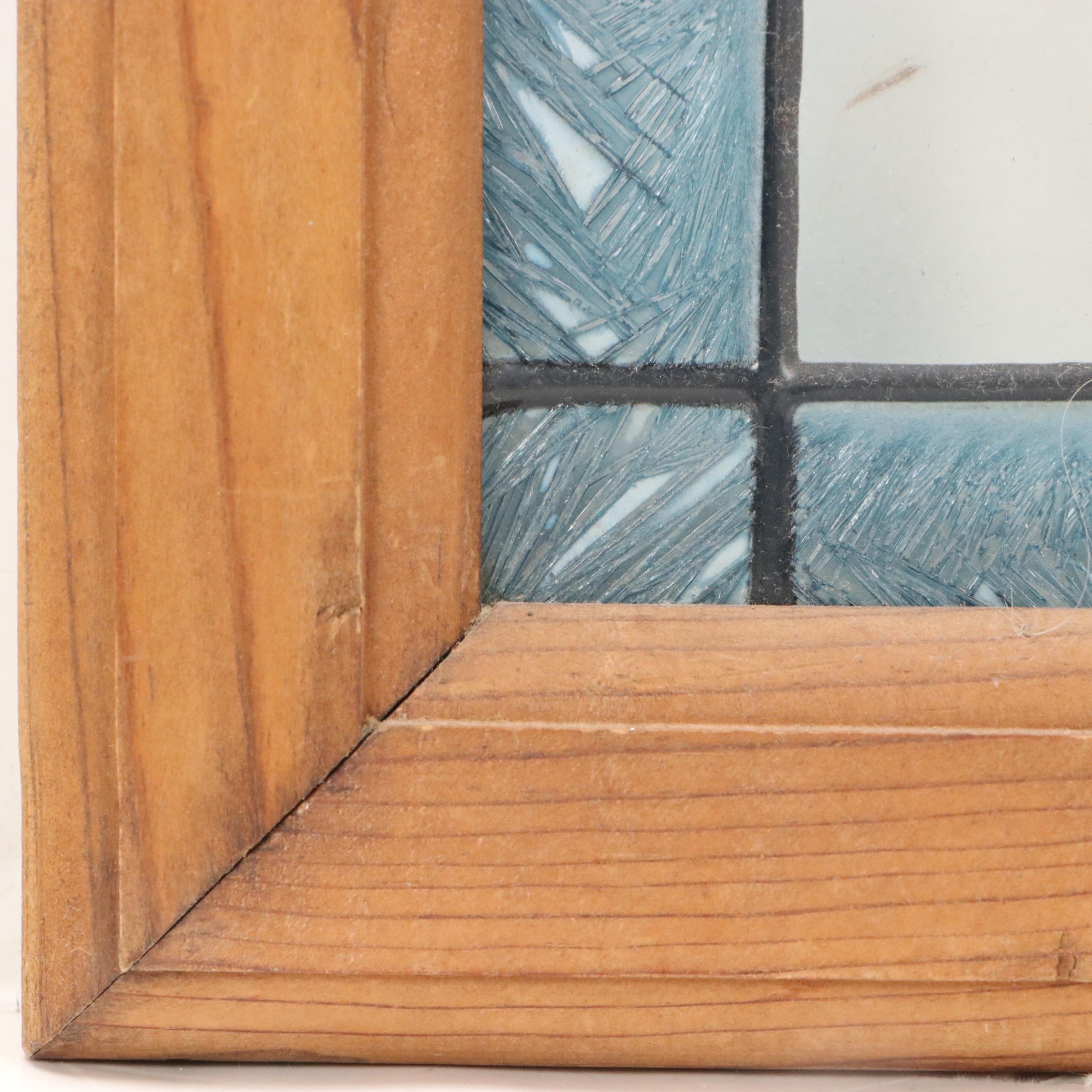 Stained Glass Window Panel of Tulip Bouquet