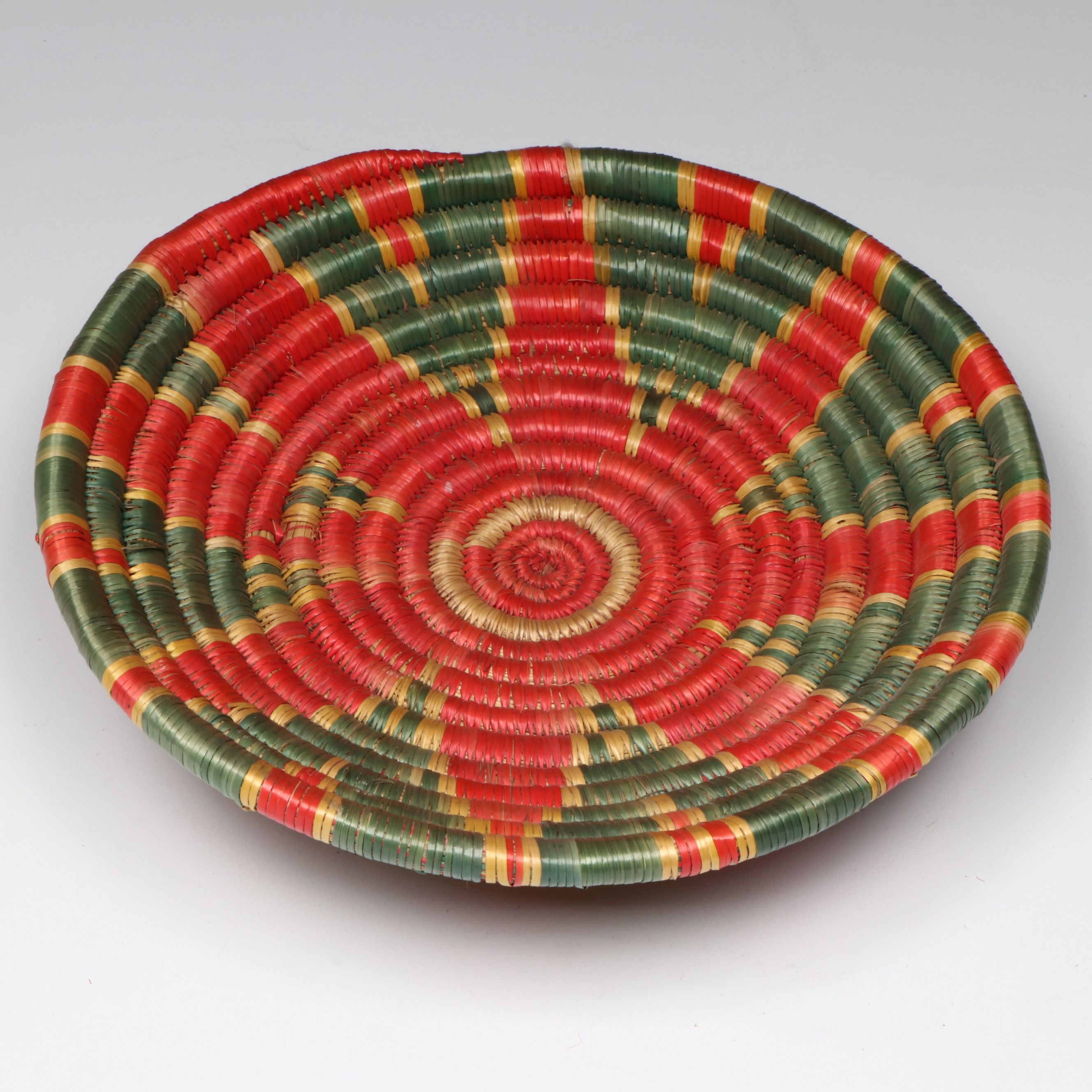 Ethiopian Oromo Peoples Polychrome Food Dishes and Other Plant Fiber Baskets
