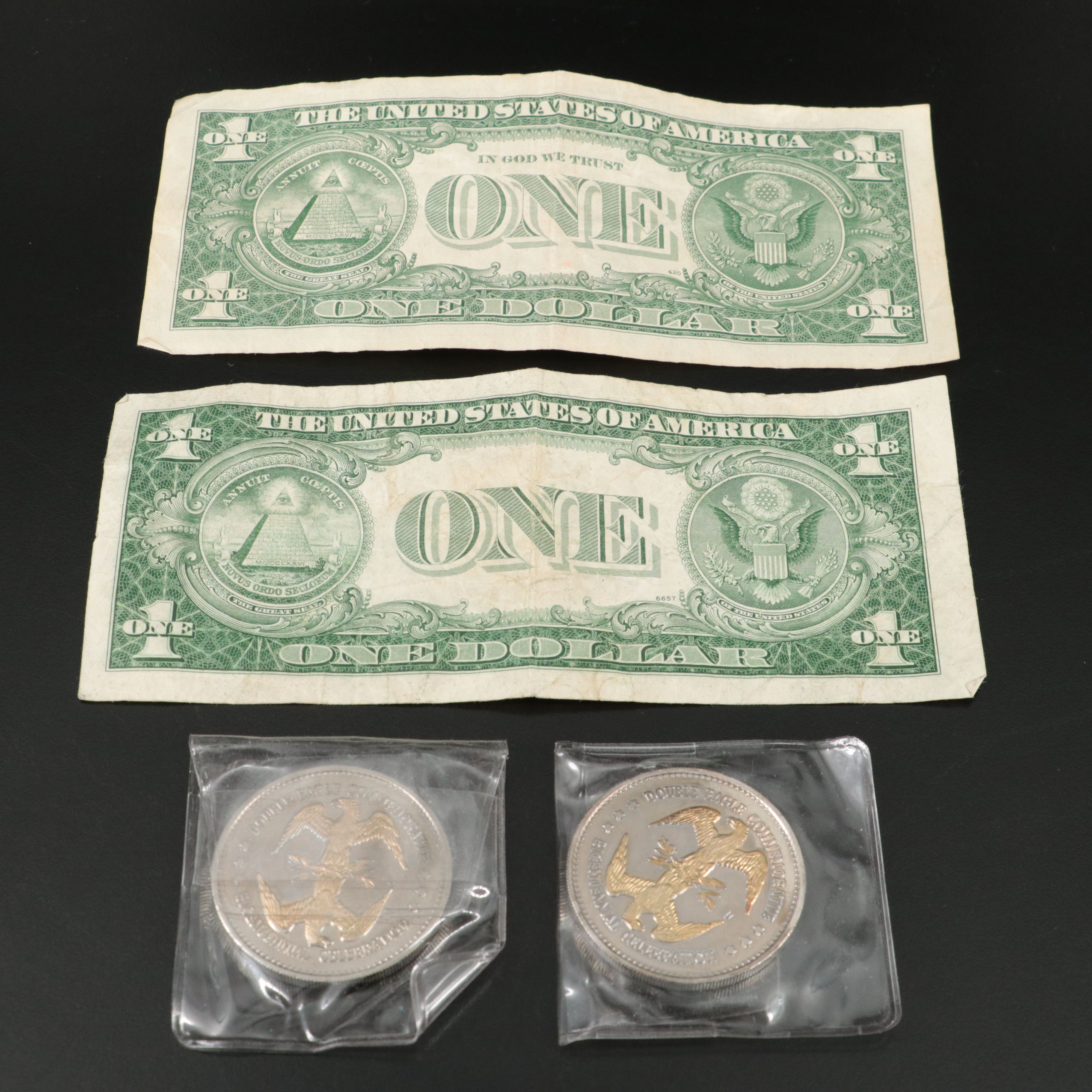 105 Kennedy Half Dollars, Including Silver Clad, Silver Certificates, and More