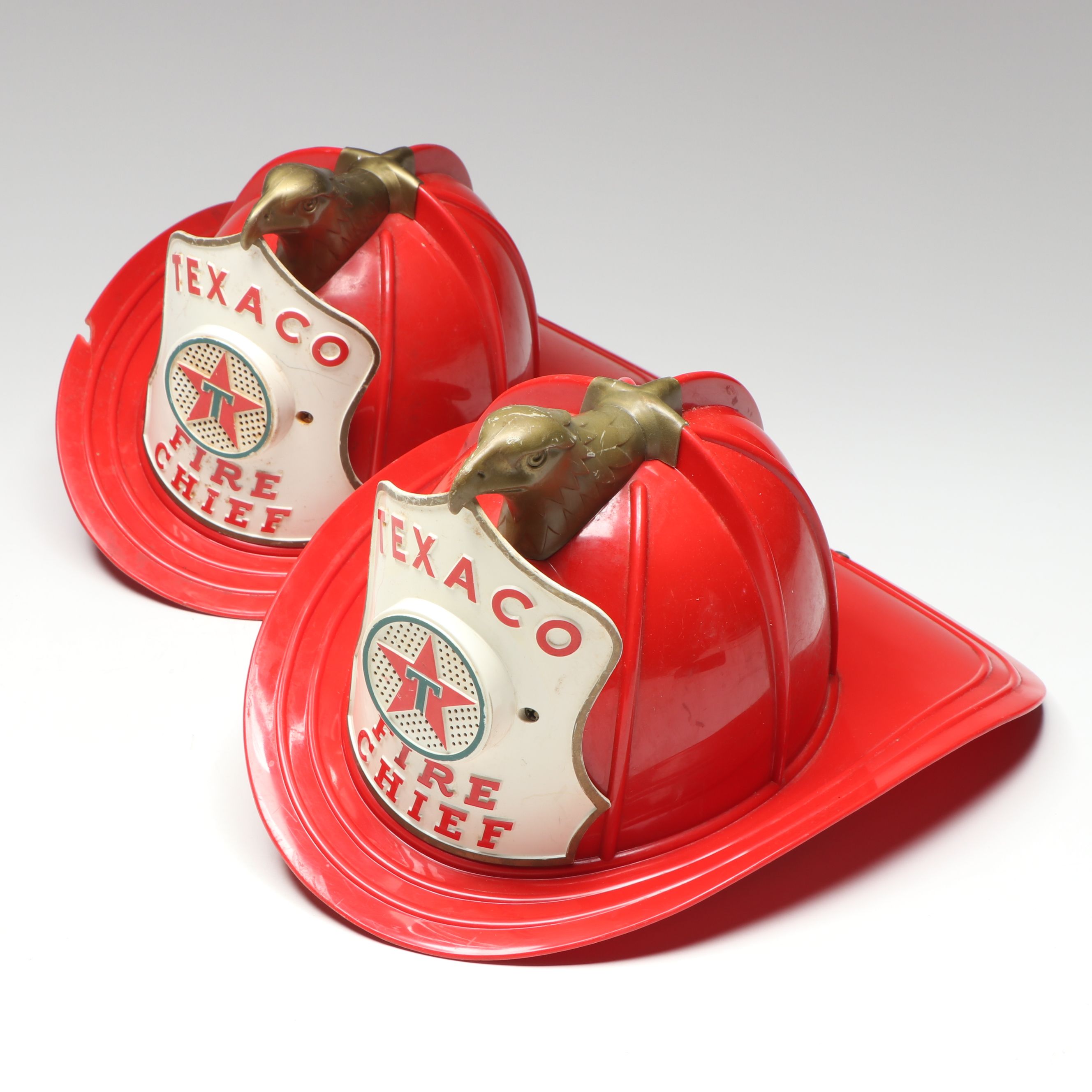 Texaco "Fire Chief" Child's Helmets, 1960s
