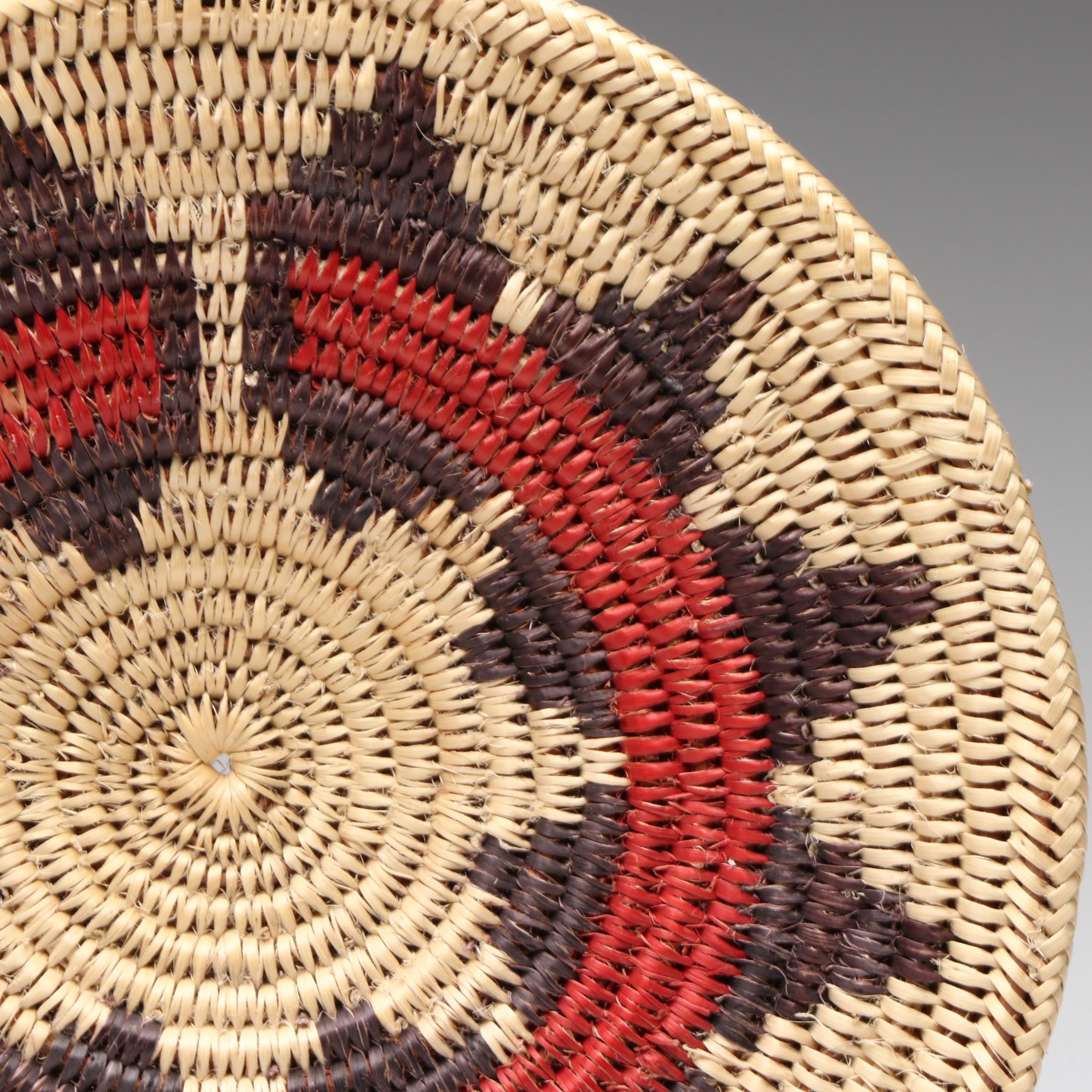 Navajo Sumac Wedding Basket and Sumac Basket with Pine Pitch