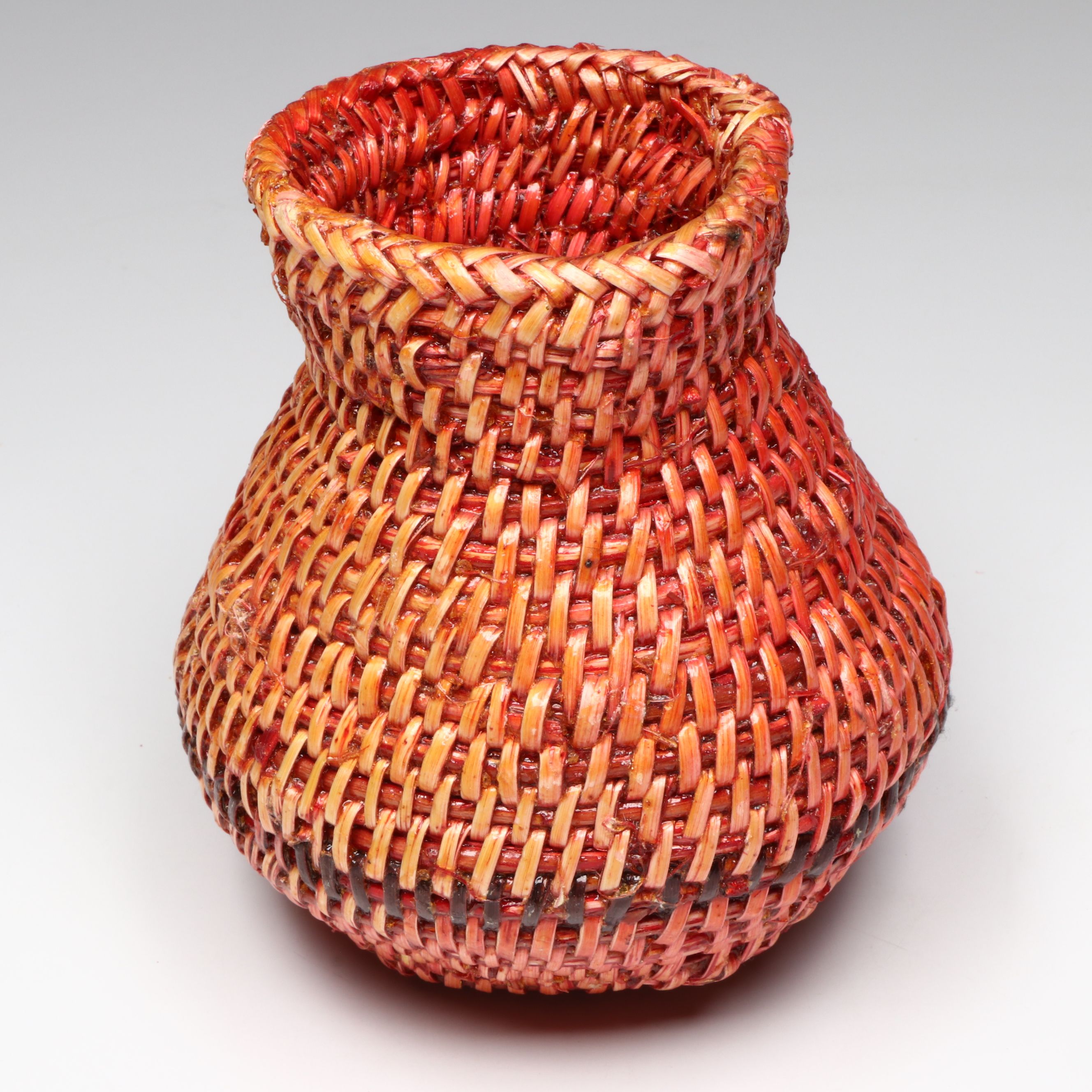 Mary King and Other Navajo Artisan Woven Sumac Baskets