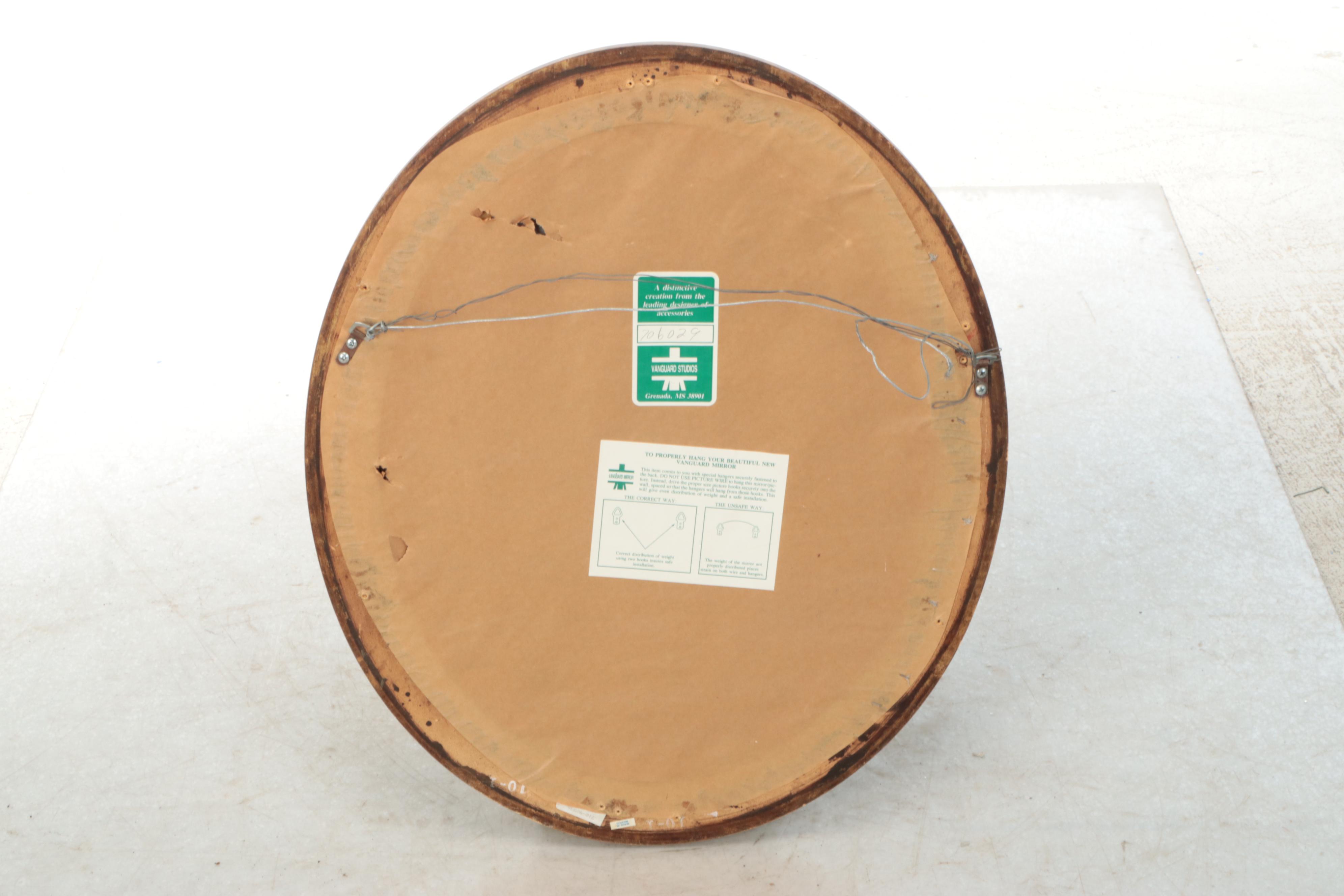 Vanguard Studios Victorian Style Round Wall Mirror