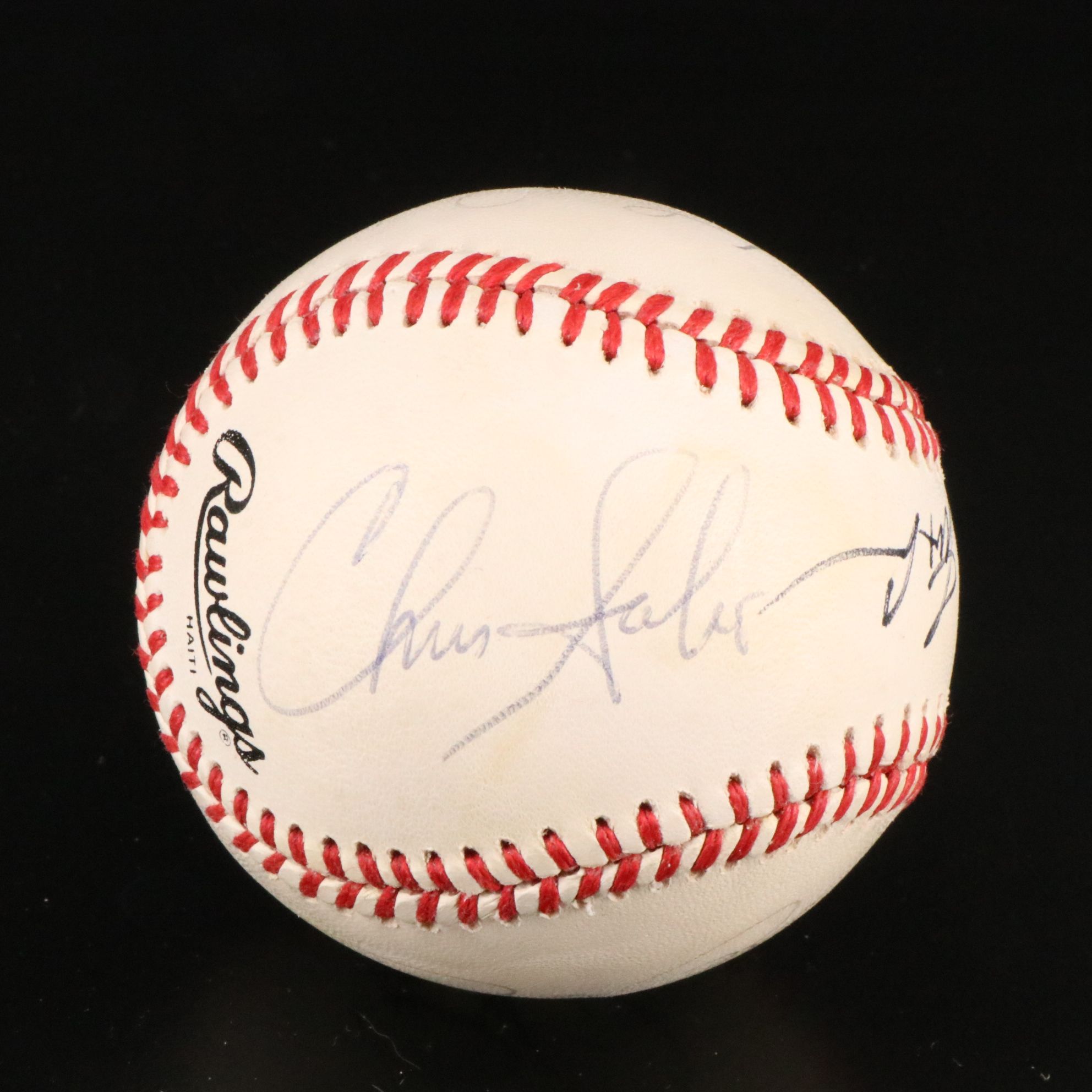 Pete Rose, Barry Larkin, Tony Perez, Joe Nuxhall, and More Signed Baseball