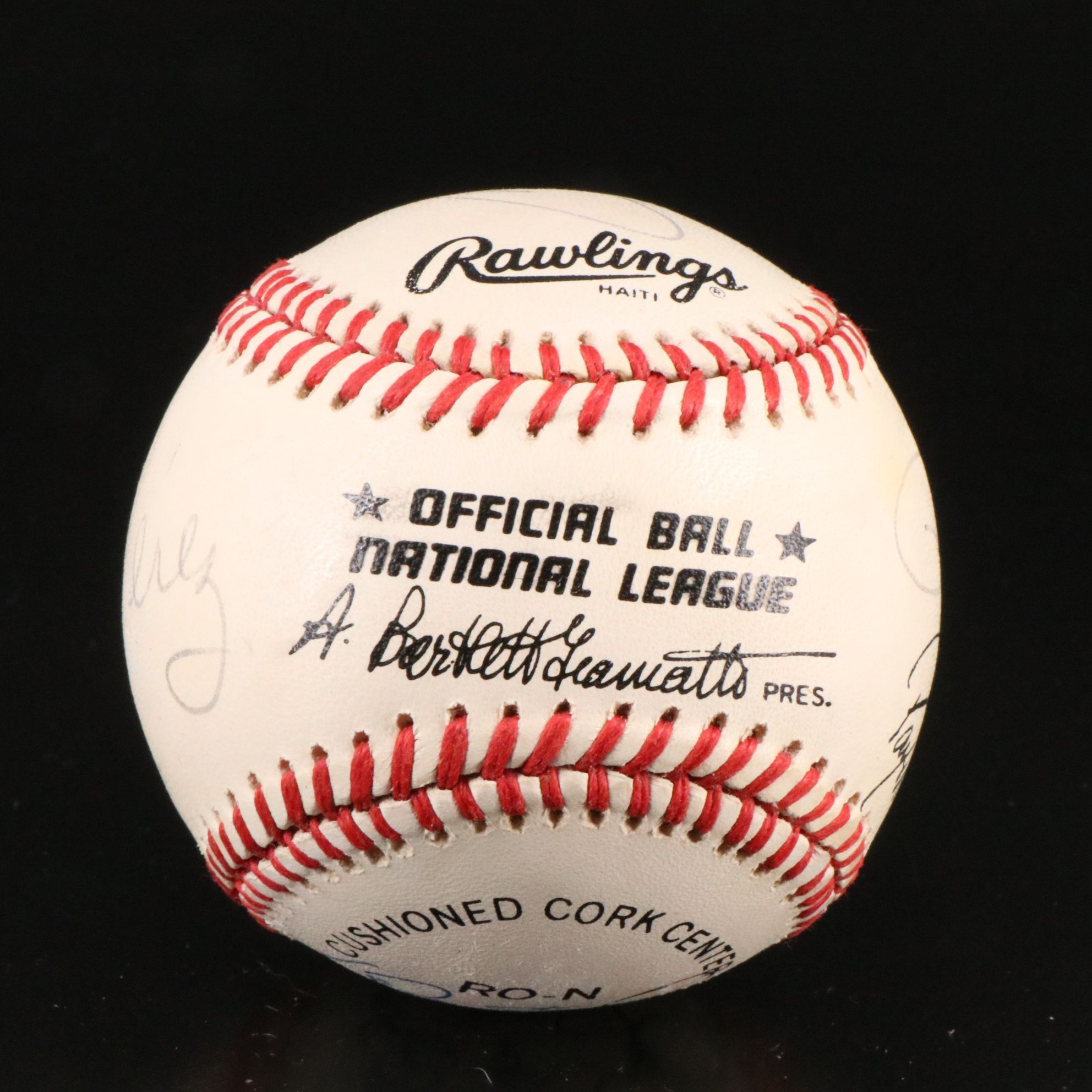 Pete Rose, Barry Larkin, Tony Perez, Joe Nuxhall, and More Signed Baseball