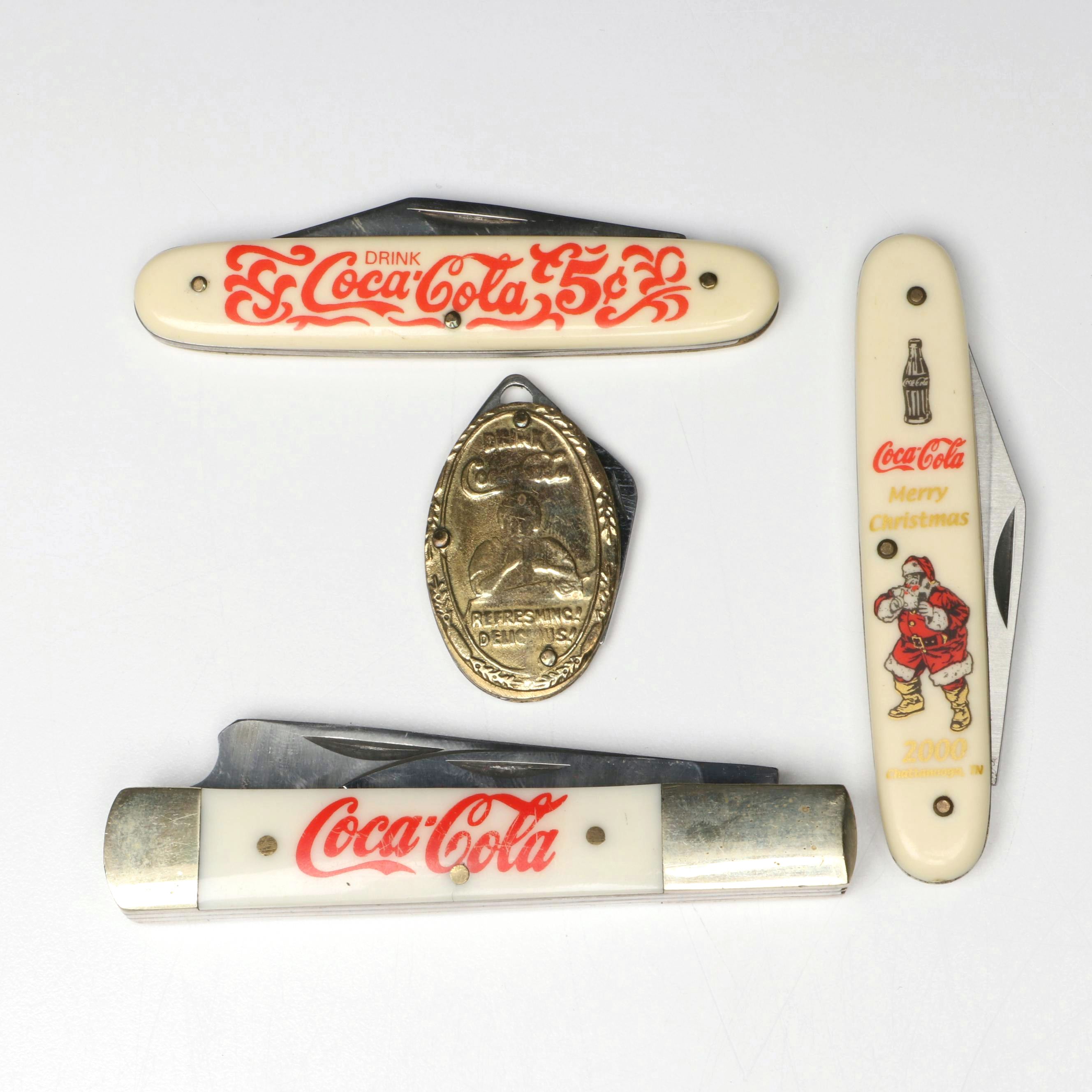 Frost Cutlery and Other Coca-Cola Advertising Pocket Knives