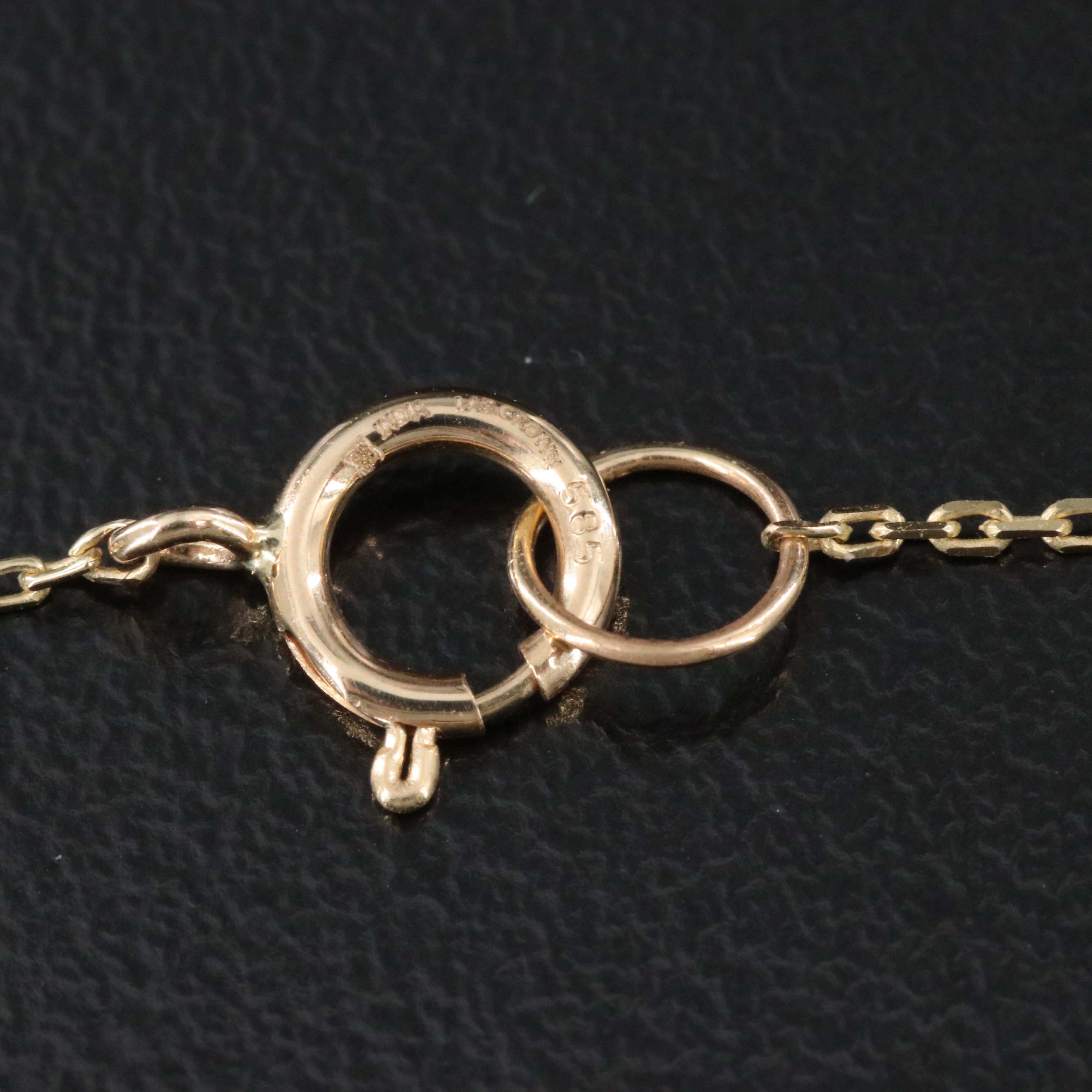 14K 2.09 CTW Lab Grown Diamond Necklace with Online GIA Report