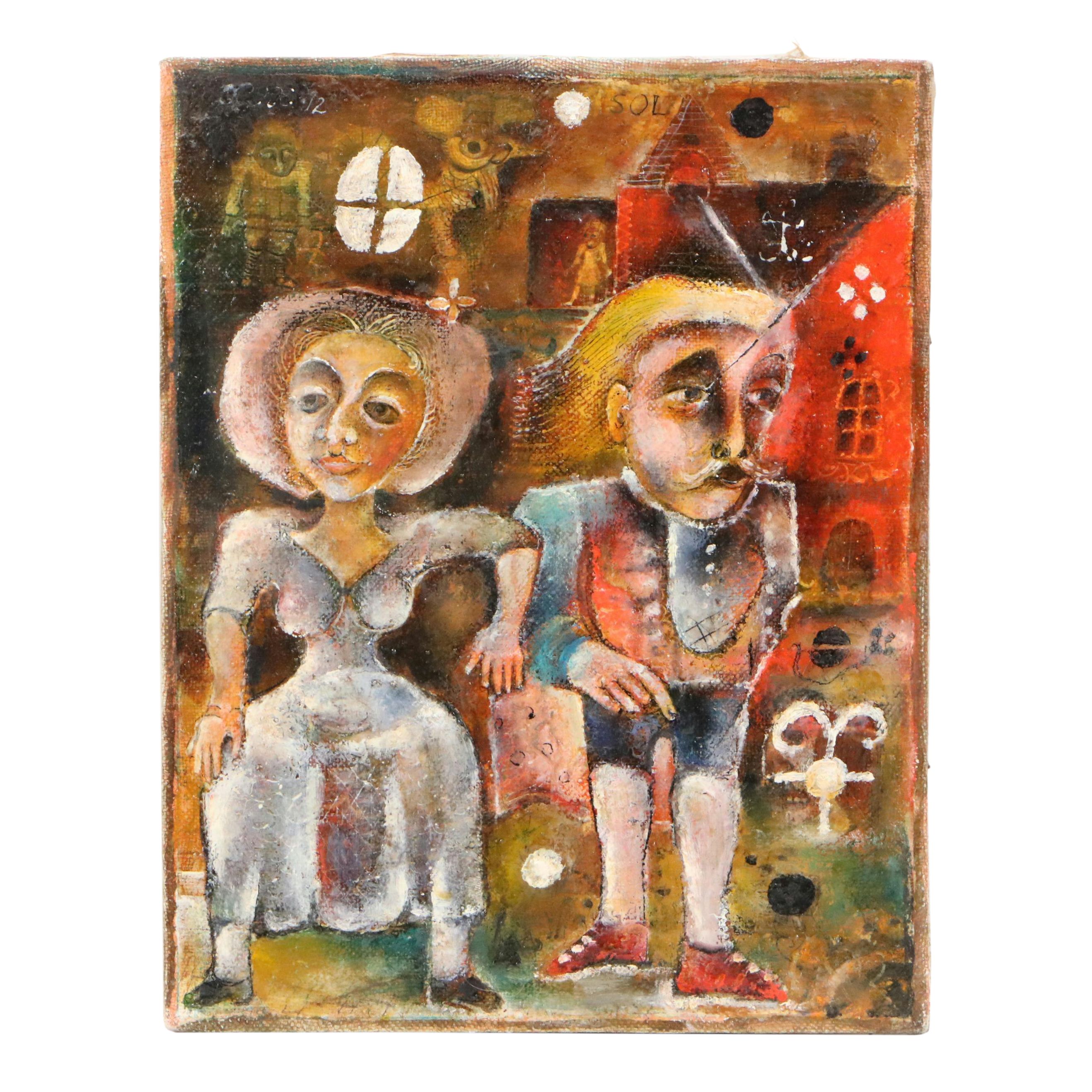 Nikolay Manuylov "Kuk" Surreal Oil Painting "SOL," 2012