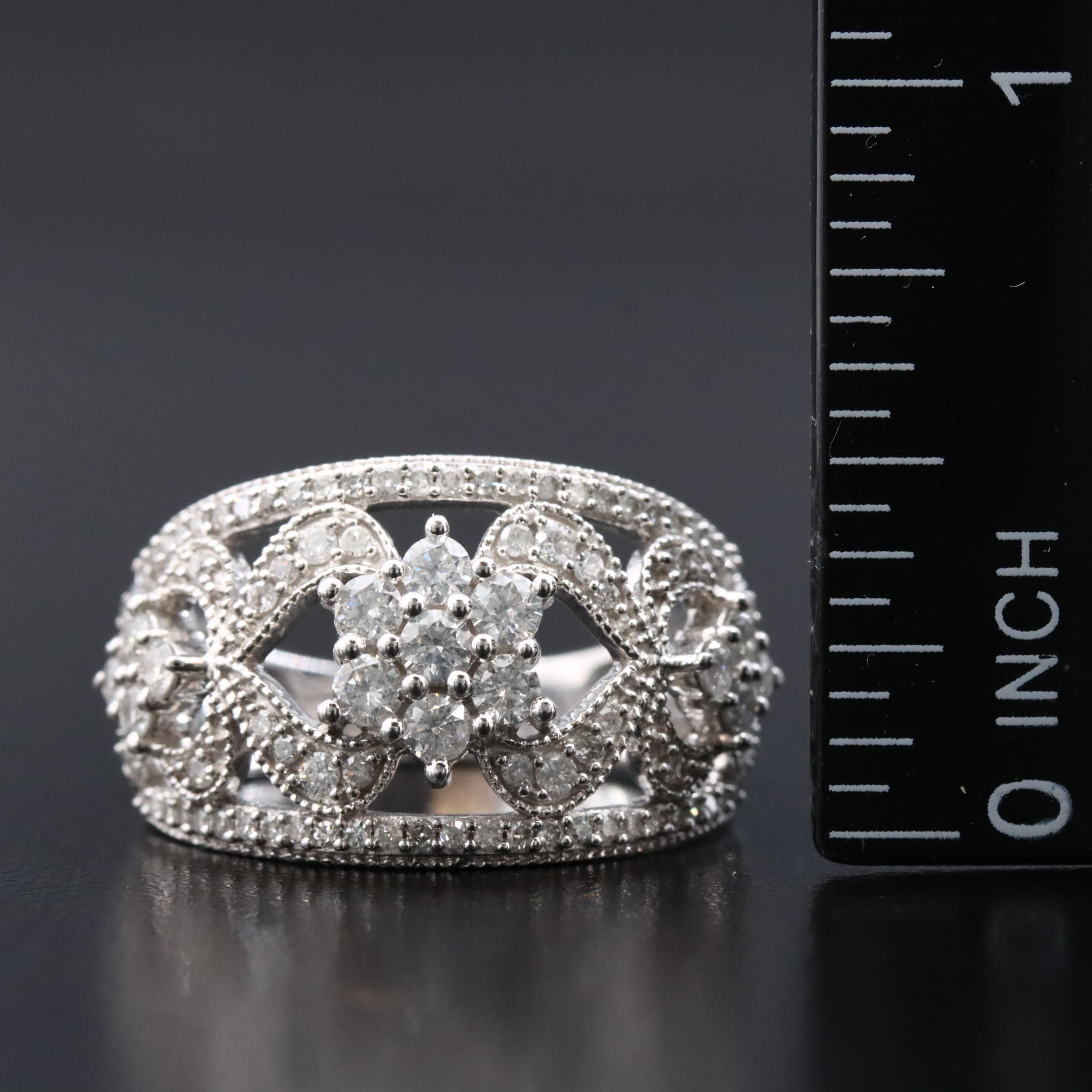 10K 0.98 CTW Diamond Ring