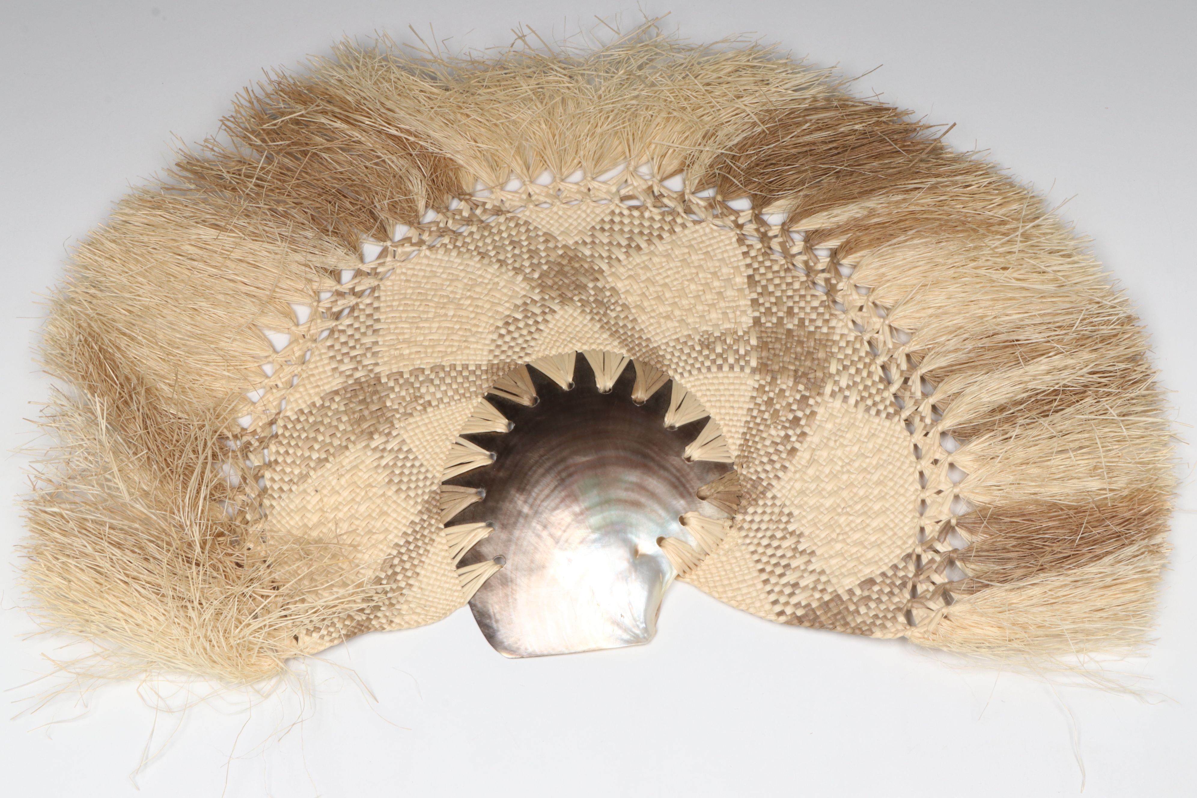 Cook Islands Coconut Palm and Shell Fans