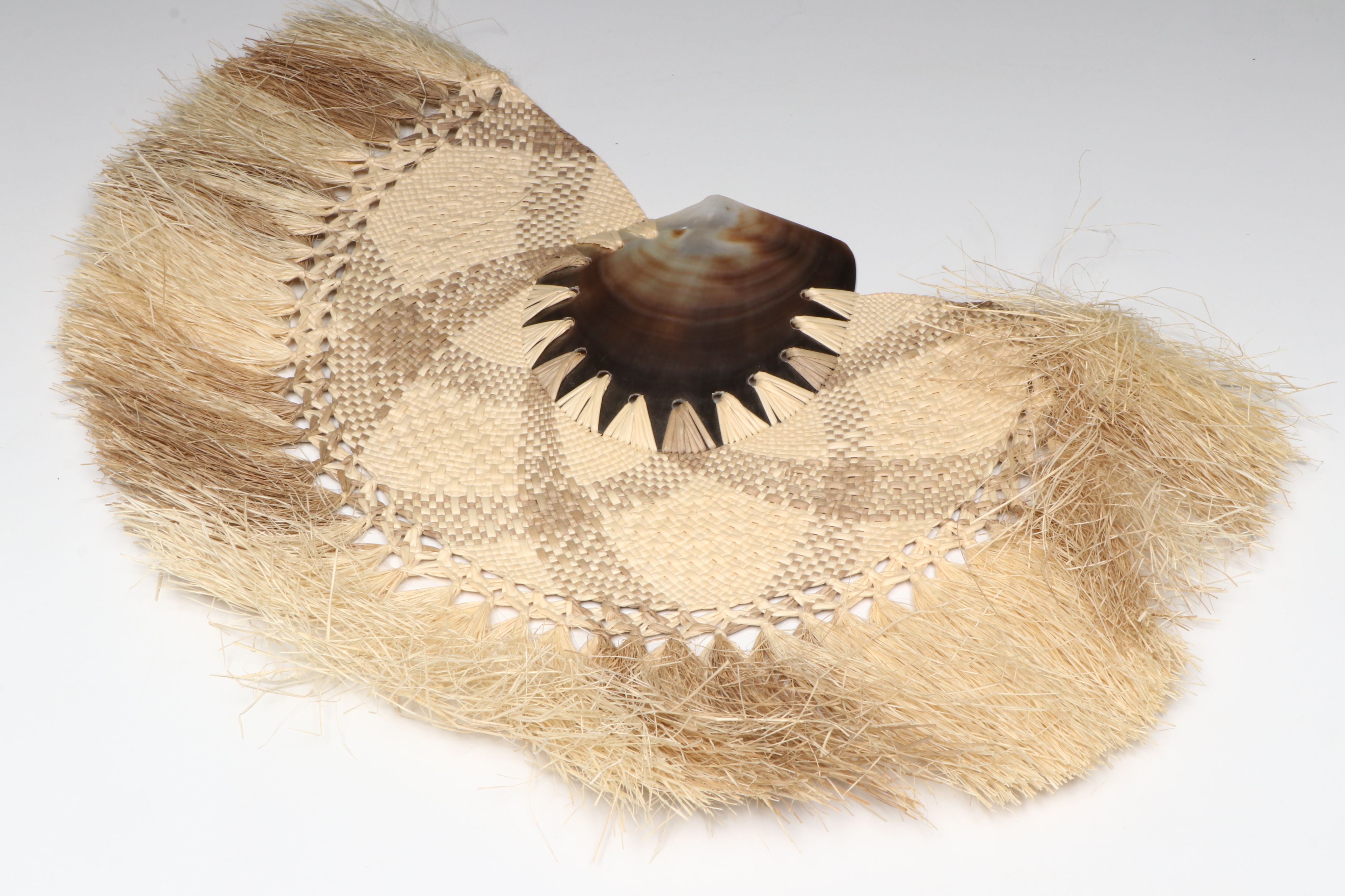 Cook Islands Coconut Palm and Shell Fans