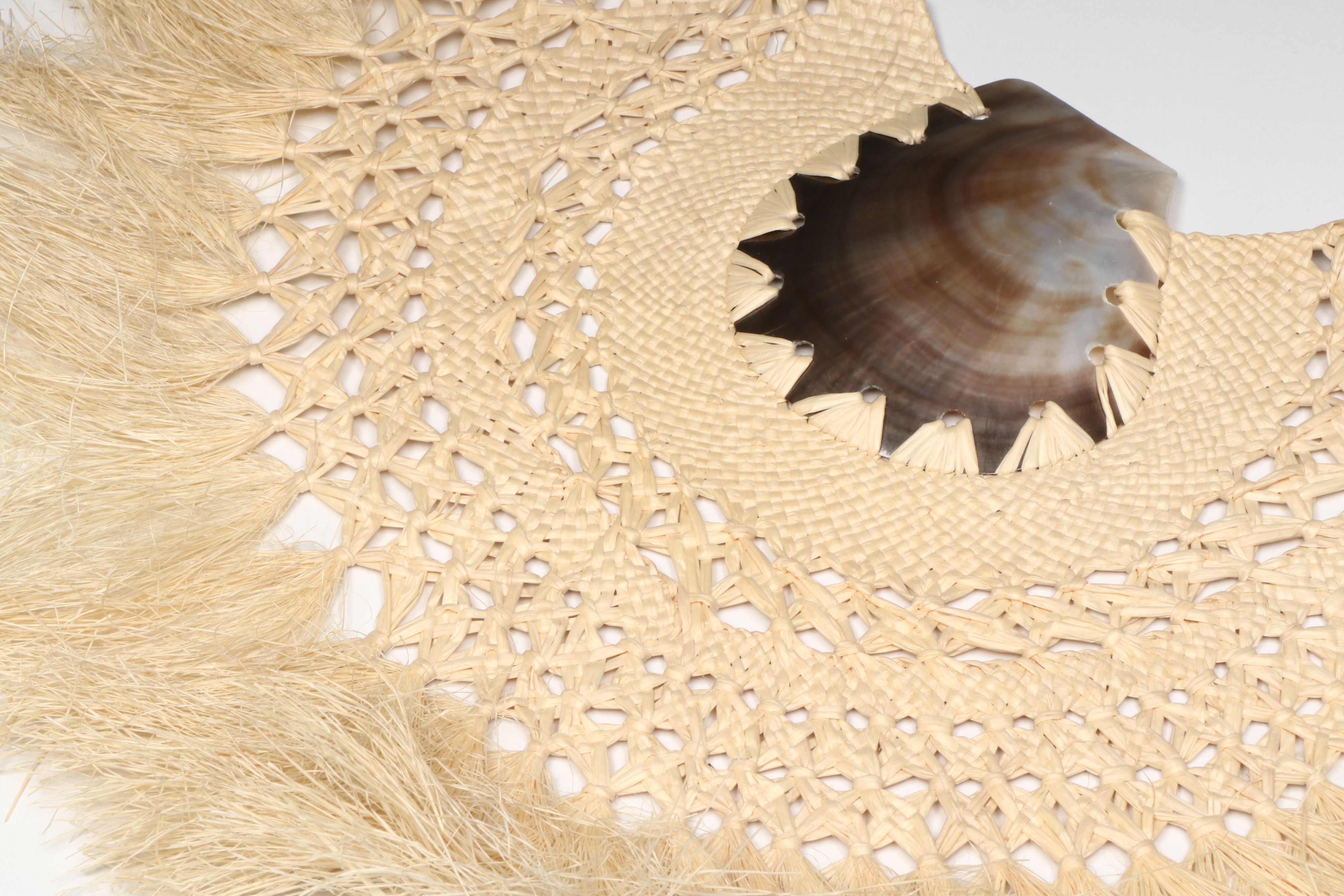 Cook Islands Coconut Palm and Shell Fans