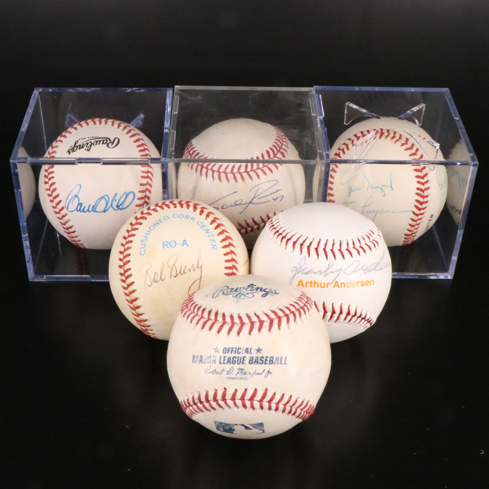 Sal Romano, Paul O'Neill, and Tony Perez Signed Baseballs with More