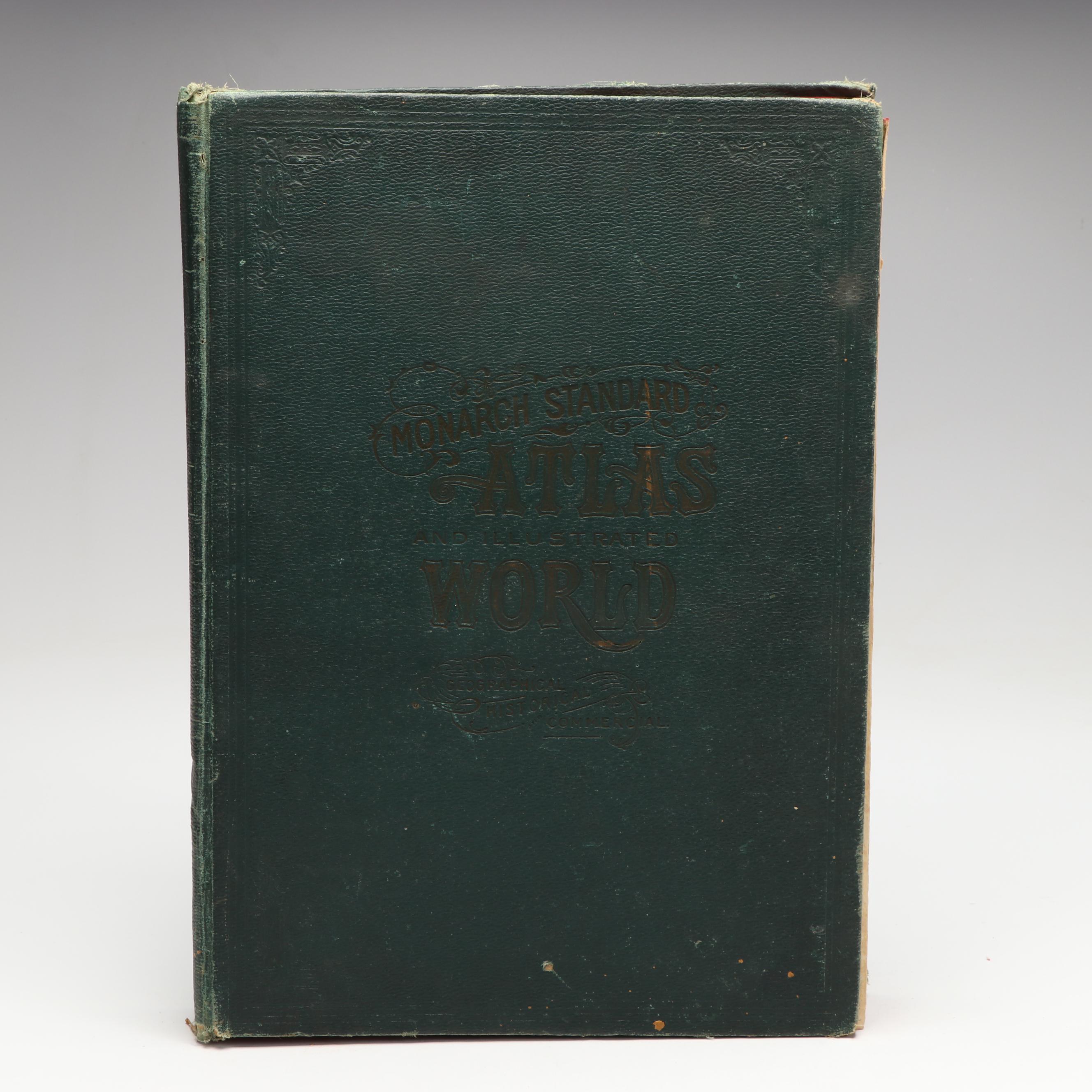 "Antique Maps of the 19th Century World" and "Monarch Standard Atlas"