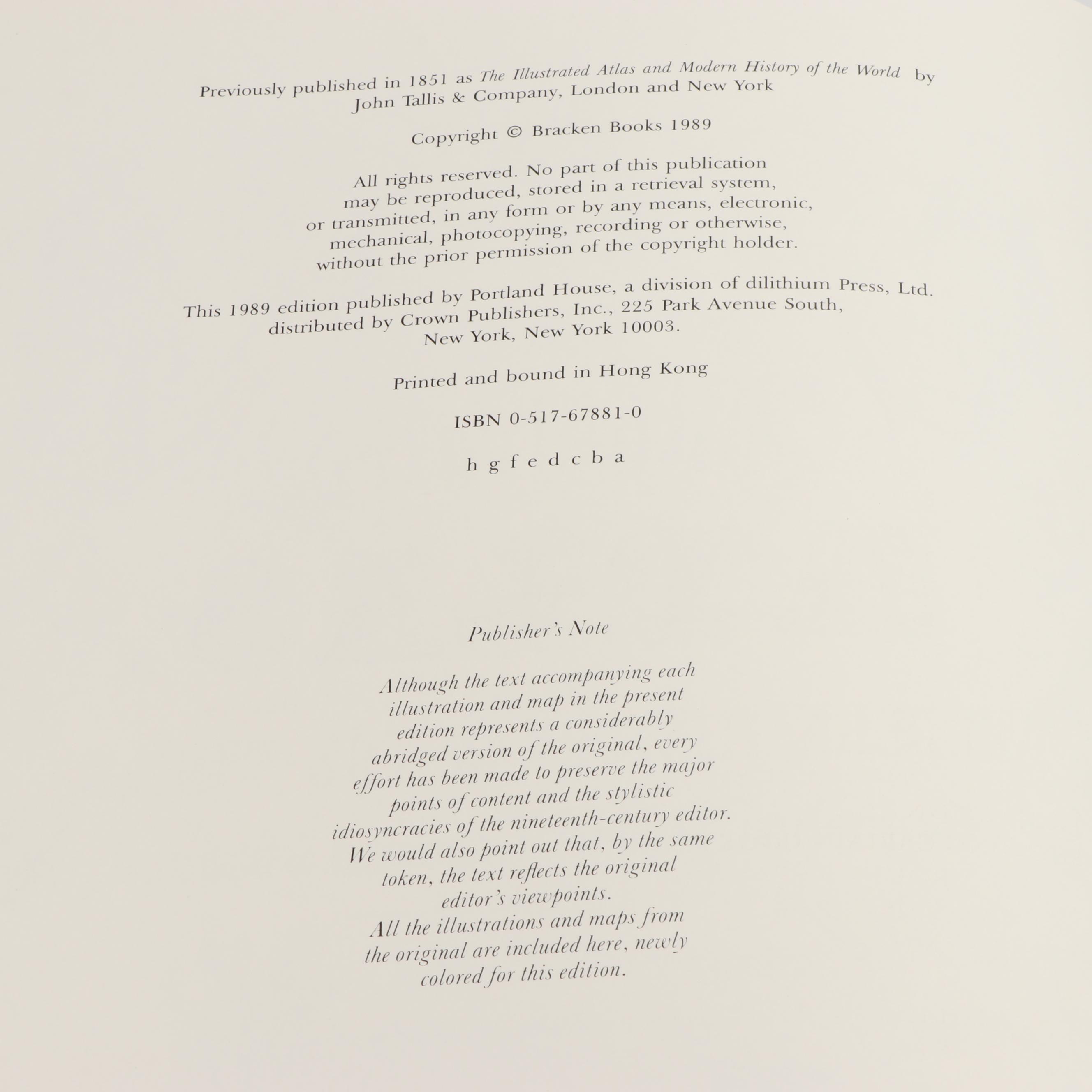 "Antique Maps of the 19th Century World" and "Monarch Standard Atlas"