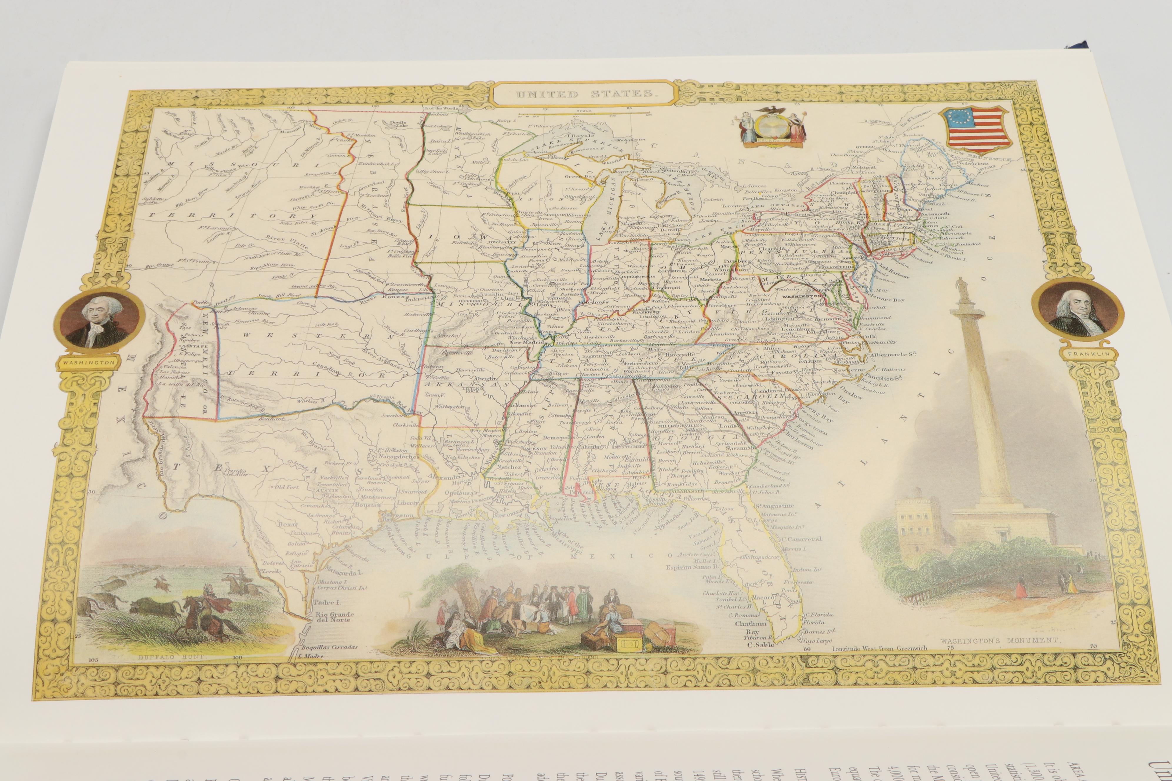 "Antique Maps of the 19th Century World" and "Monarch Standard Atlas"