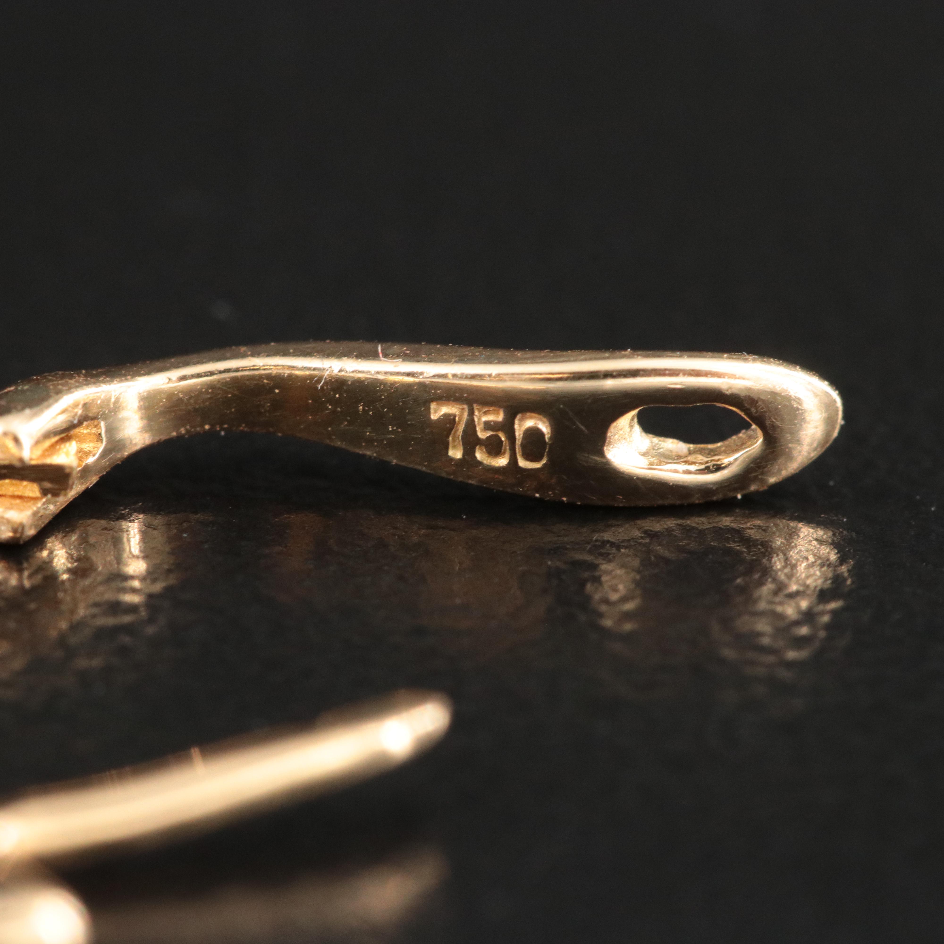 18K Smoky Quartz, Rock Crystal, and Diamond Drop Earrings Interchangeable