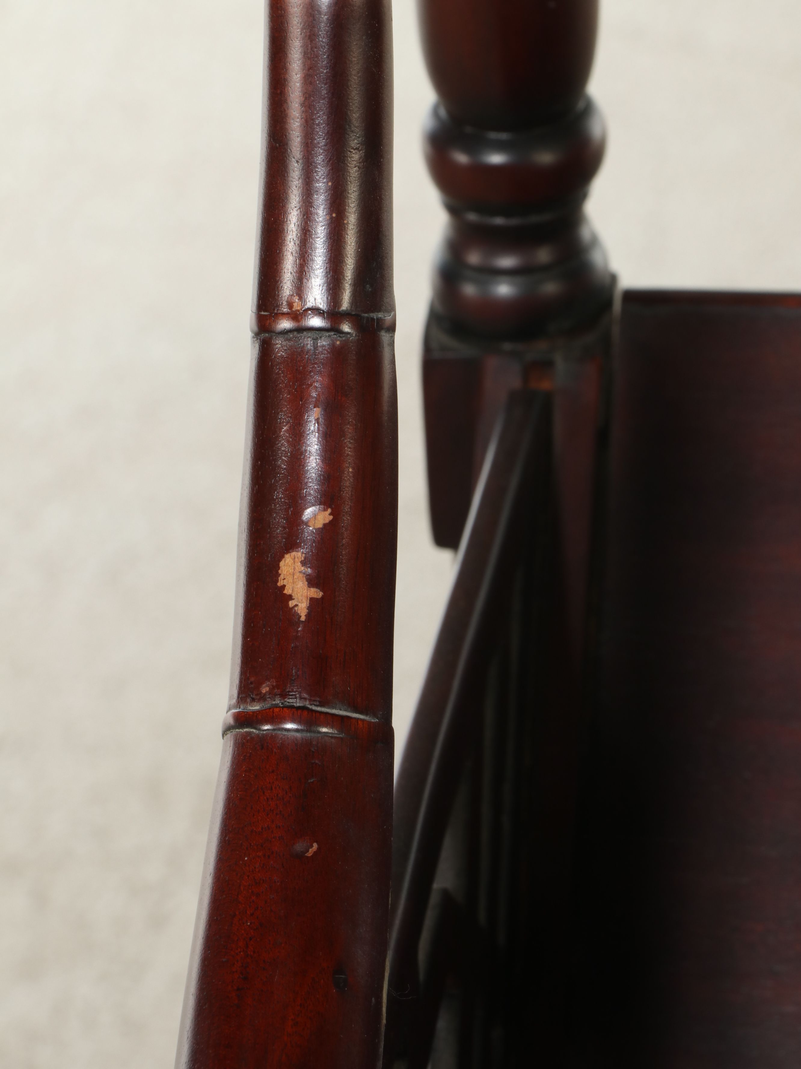 Chinese Chippendale Style Mahogany Book Table