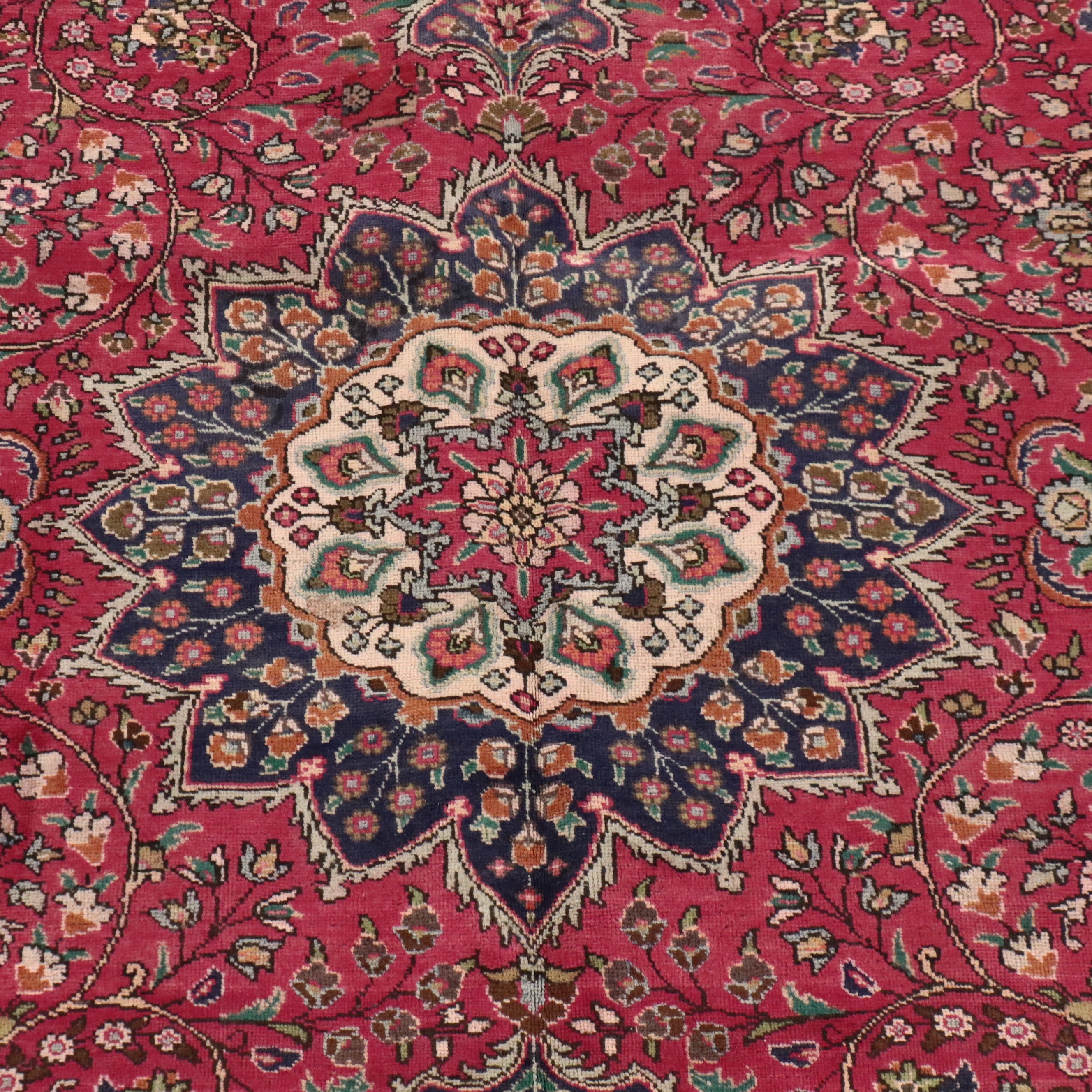 6' x 9'11 Hand-Knotted Persian Tabriz Area Rug
