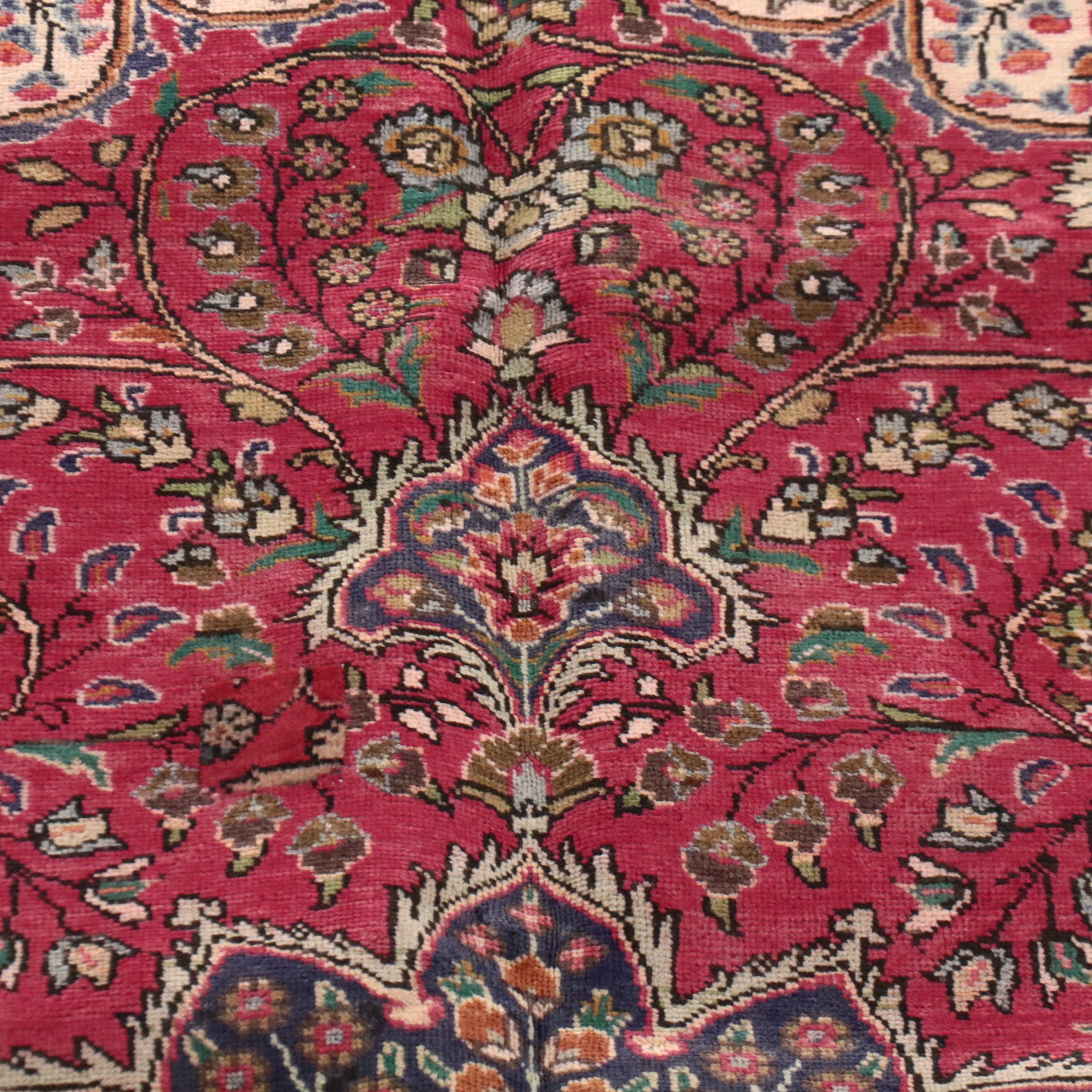 6' x 9'11 Hand-Knotted Persian Tabriz Area Rug