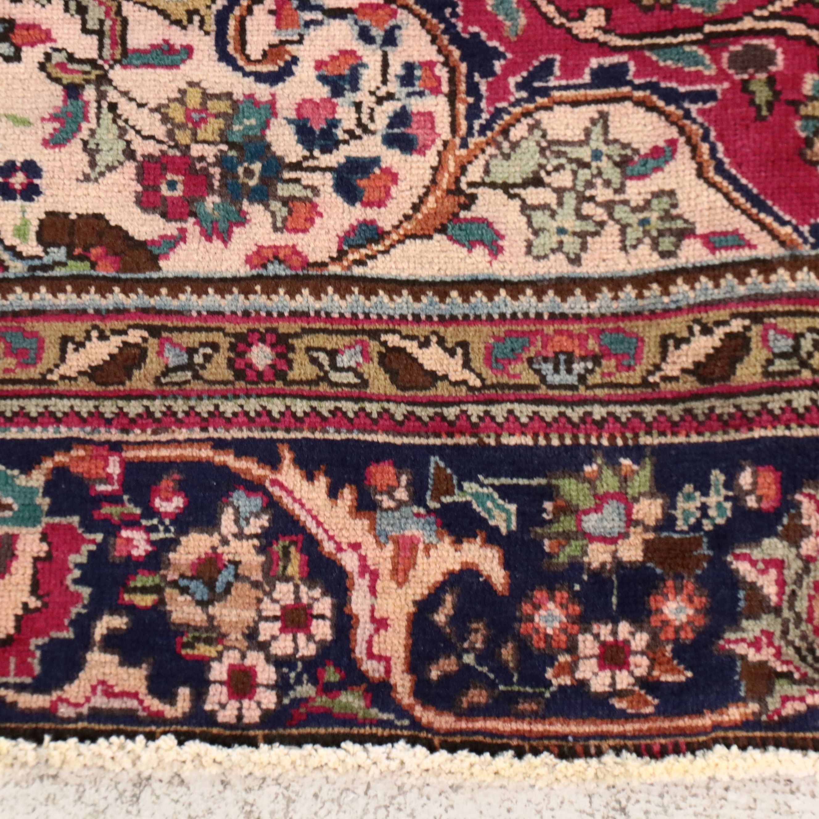 6' x 9'11 Hand-Knotted Persian Tabriz Area Rug