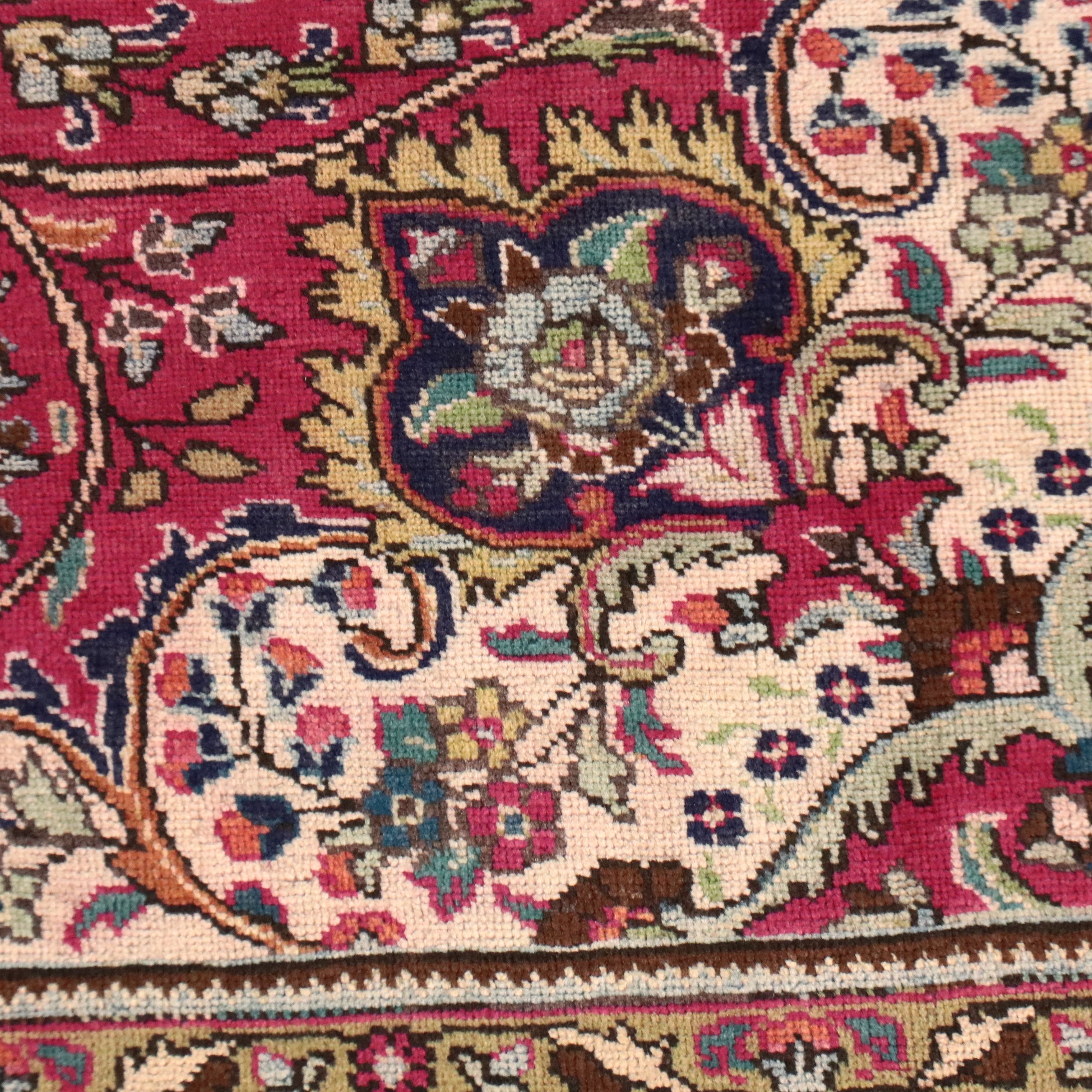 6' x 9'11 Hand-Knotted Persian Tabriz Area Rug