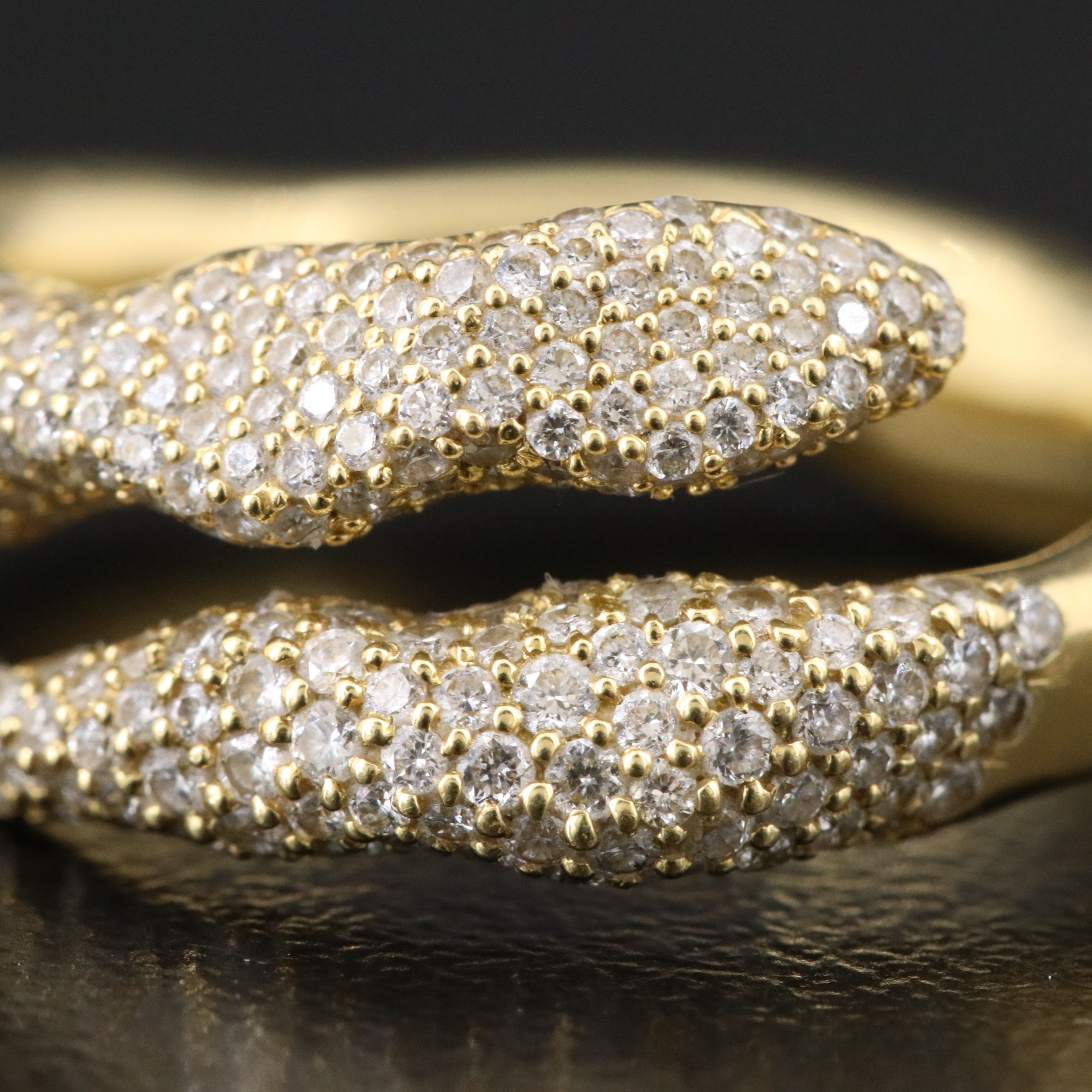 Ippolita Stardust Squiggle 18K 0.67 CTW Diamond Ring