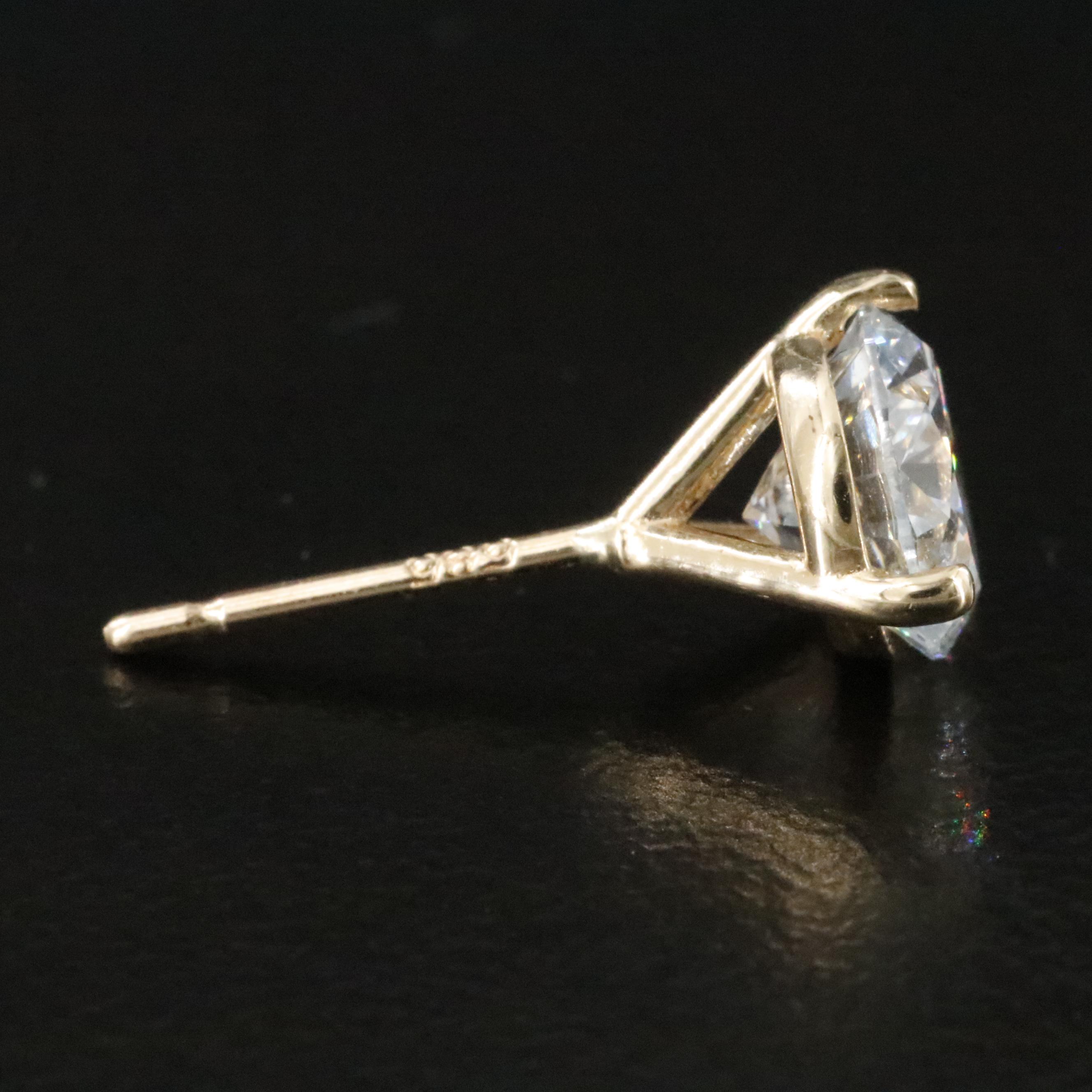 14K 1.95 CTW Lab Grown Diamond Earrings