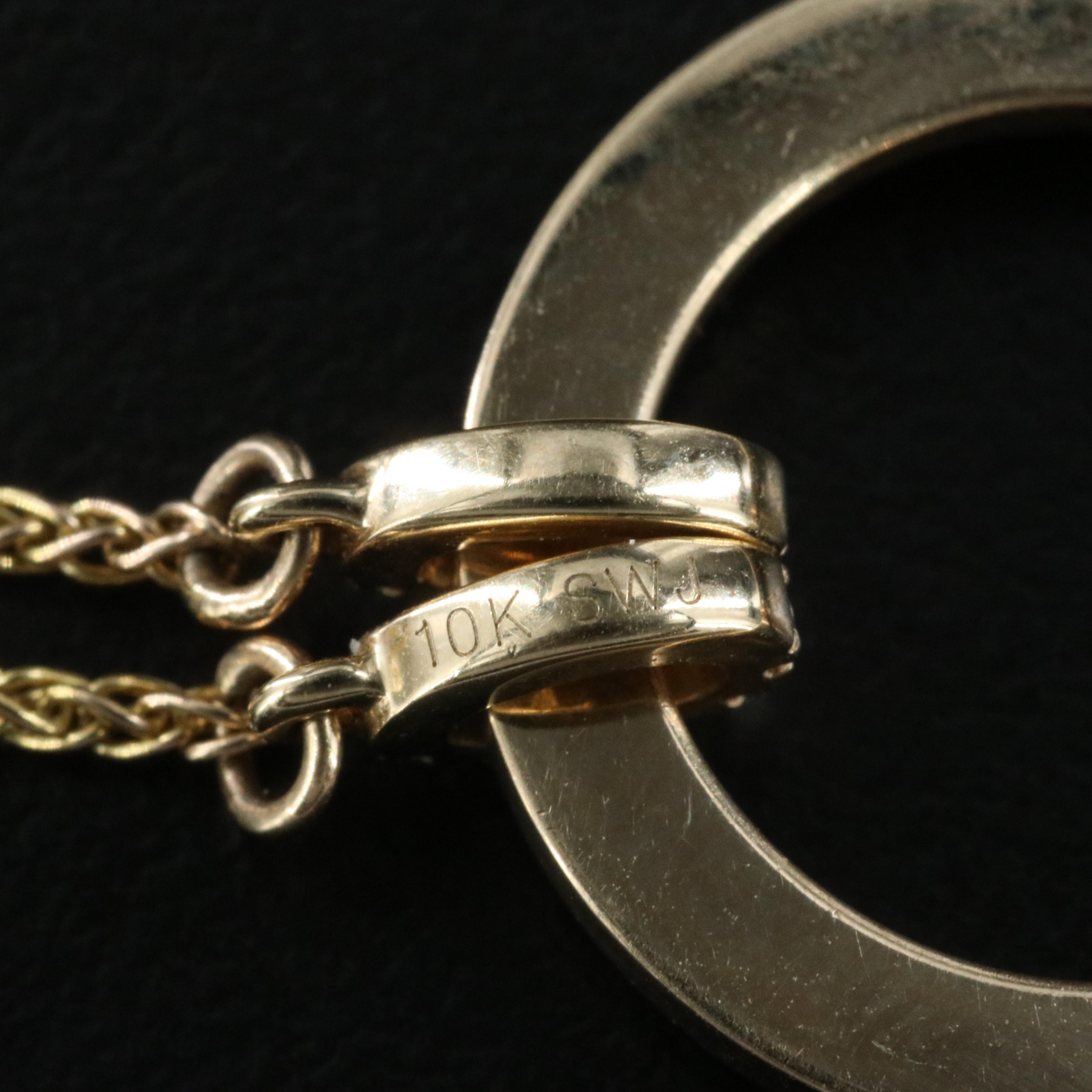 10K "Unstoppable" 0.14 CTW Diamond Circle Bolo Bracelet